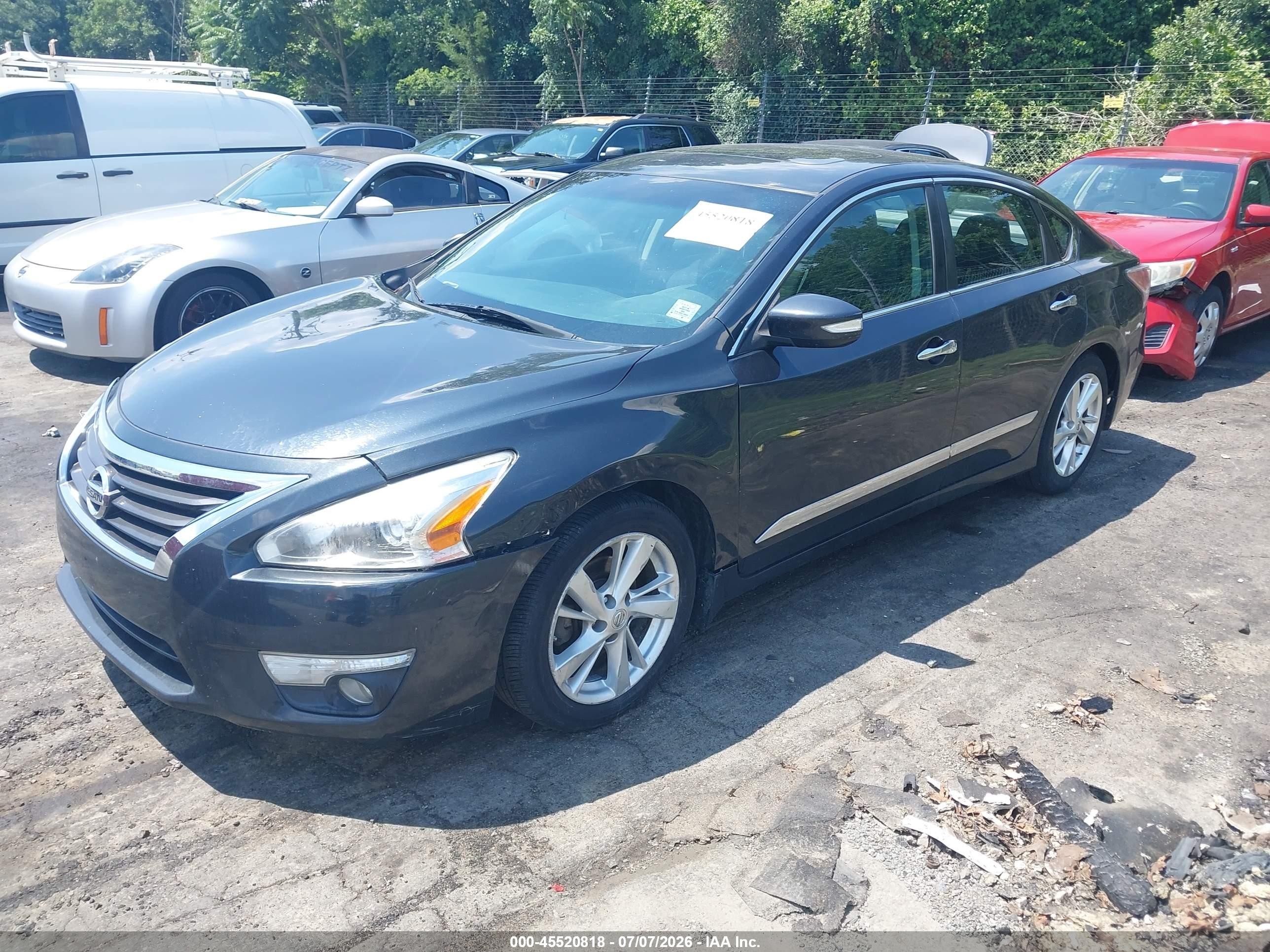 2015 Nissan Altima 2.5 Sv Black vin: 1N4AL3AP5FC497245
