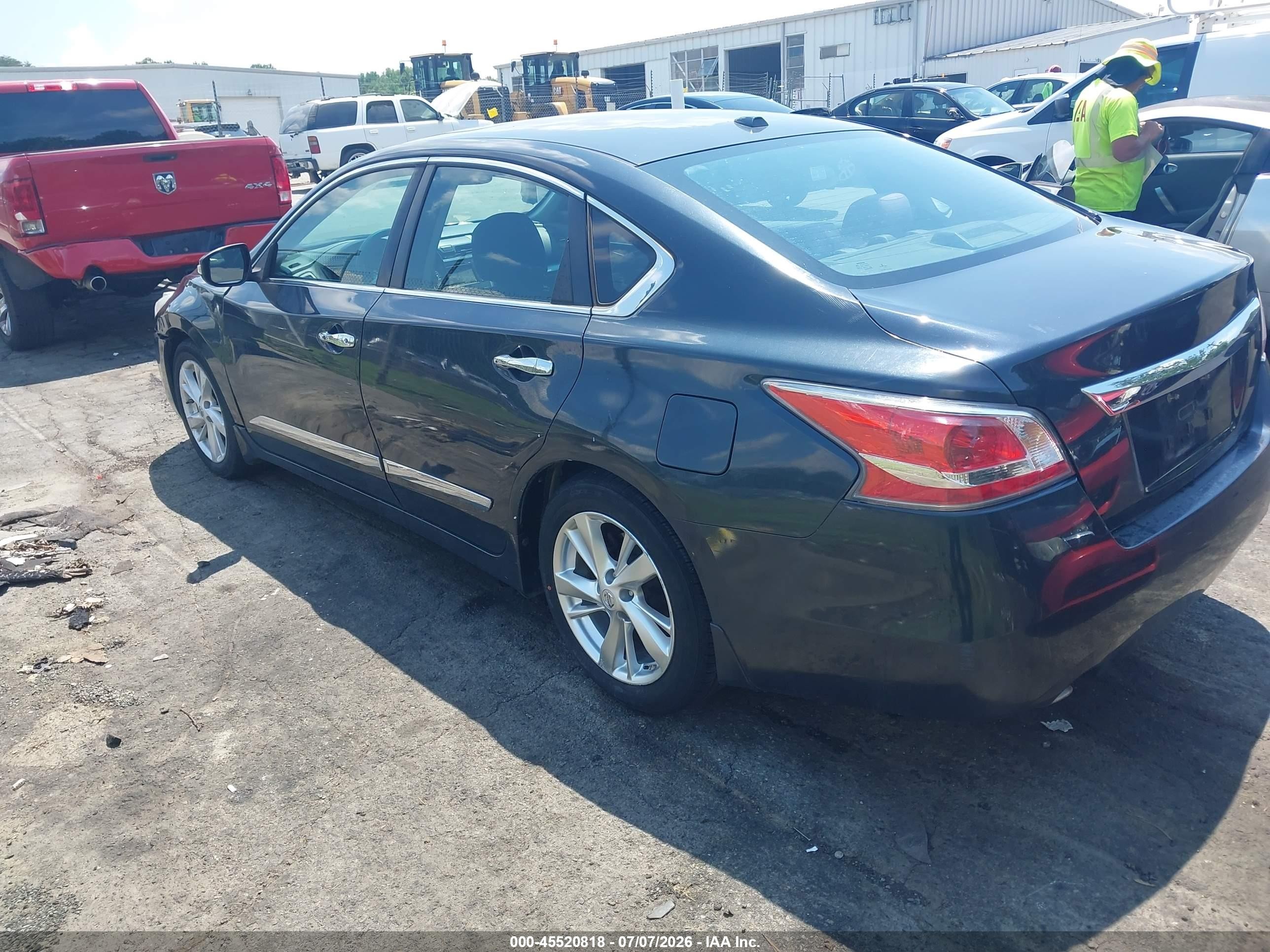 2015 Nissan Altima 2.5 Sv Black vin: 1N4AL3AP5FC497245