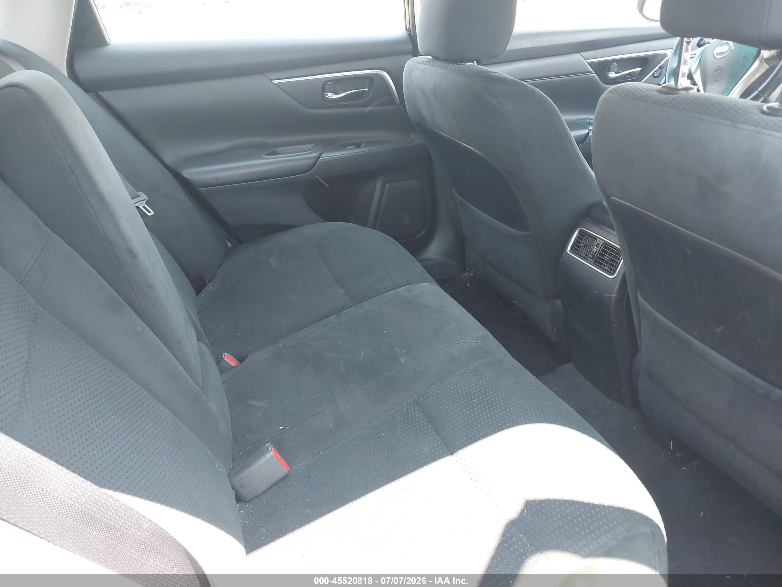 2015 Nissan Altima 2.5 Sv Black vin: 1N4AL3AP5FC497245