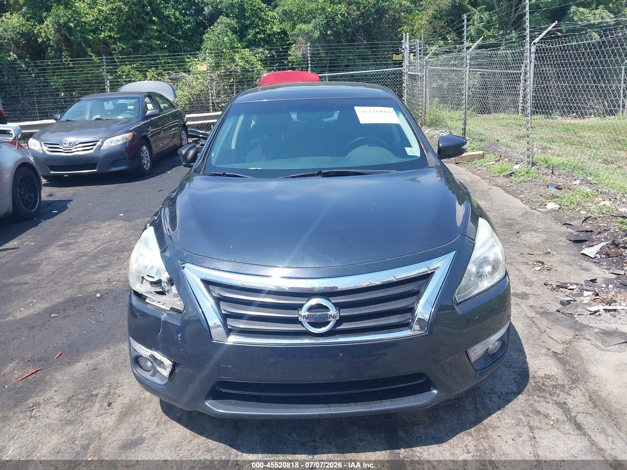 2015 Nissan Altima 2.5 Sv Black vin: 1N4AL3AP5FC497245