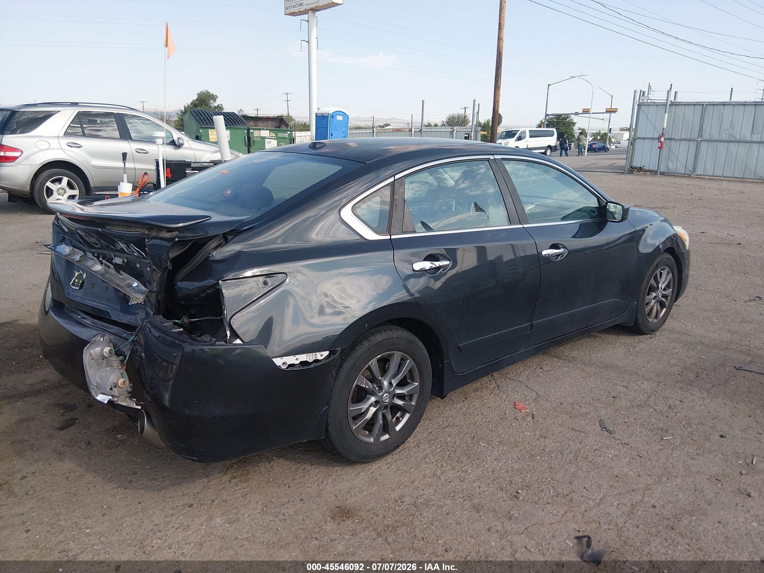 2015 Nissan Altima 2.5 S Black vin: 1N4AL3AP5FC570632