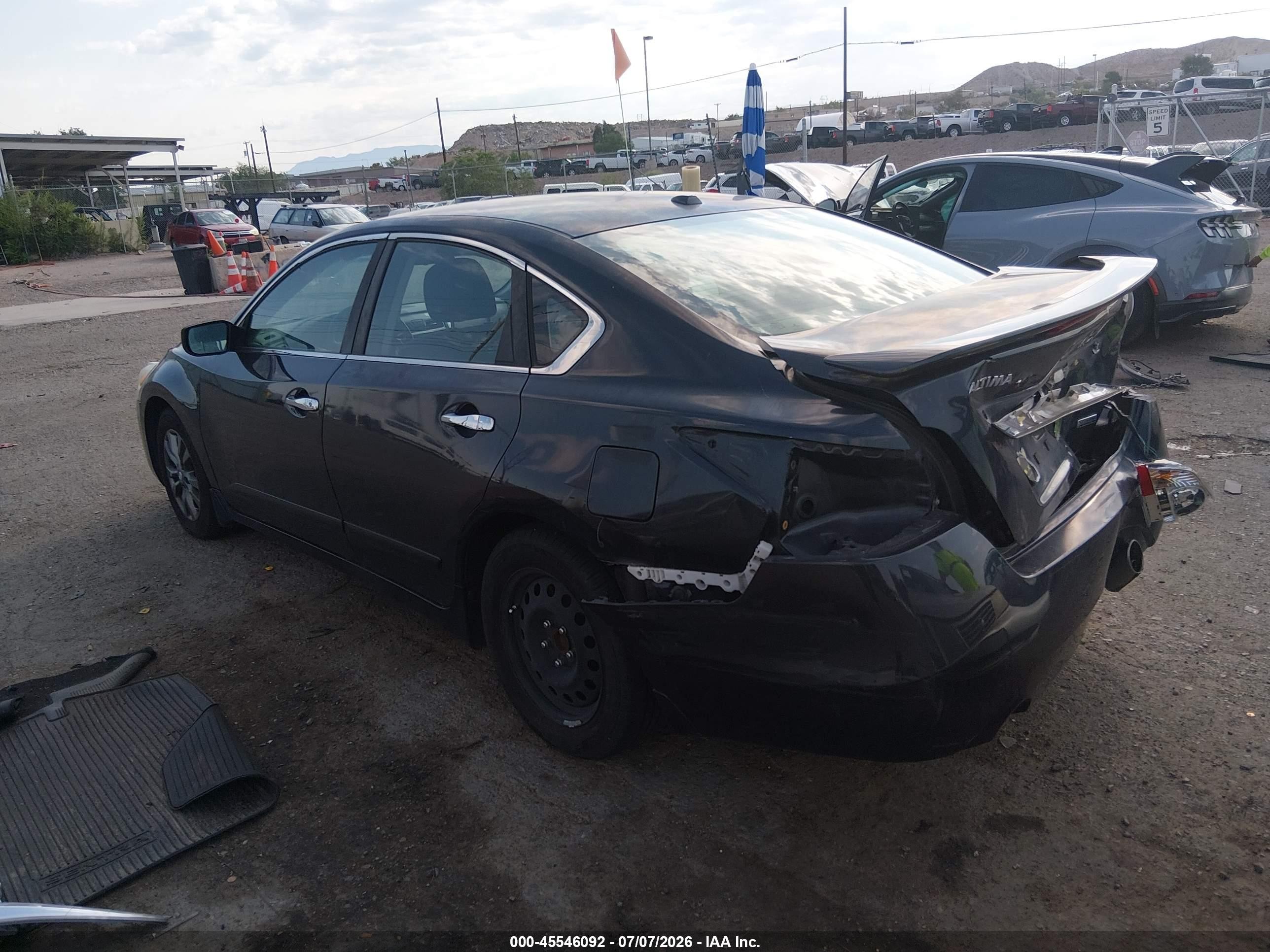 2015 Nissan Altima 2.5 S Black vin: 1N4AL3AP5FC570632
