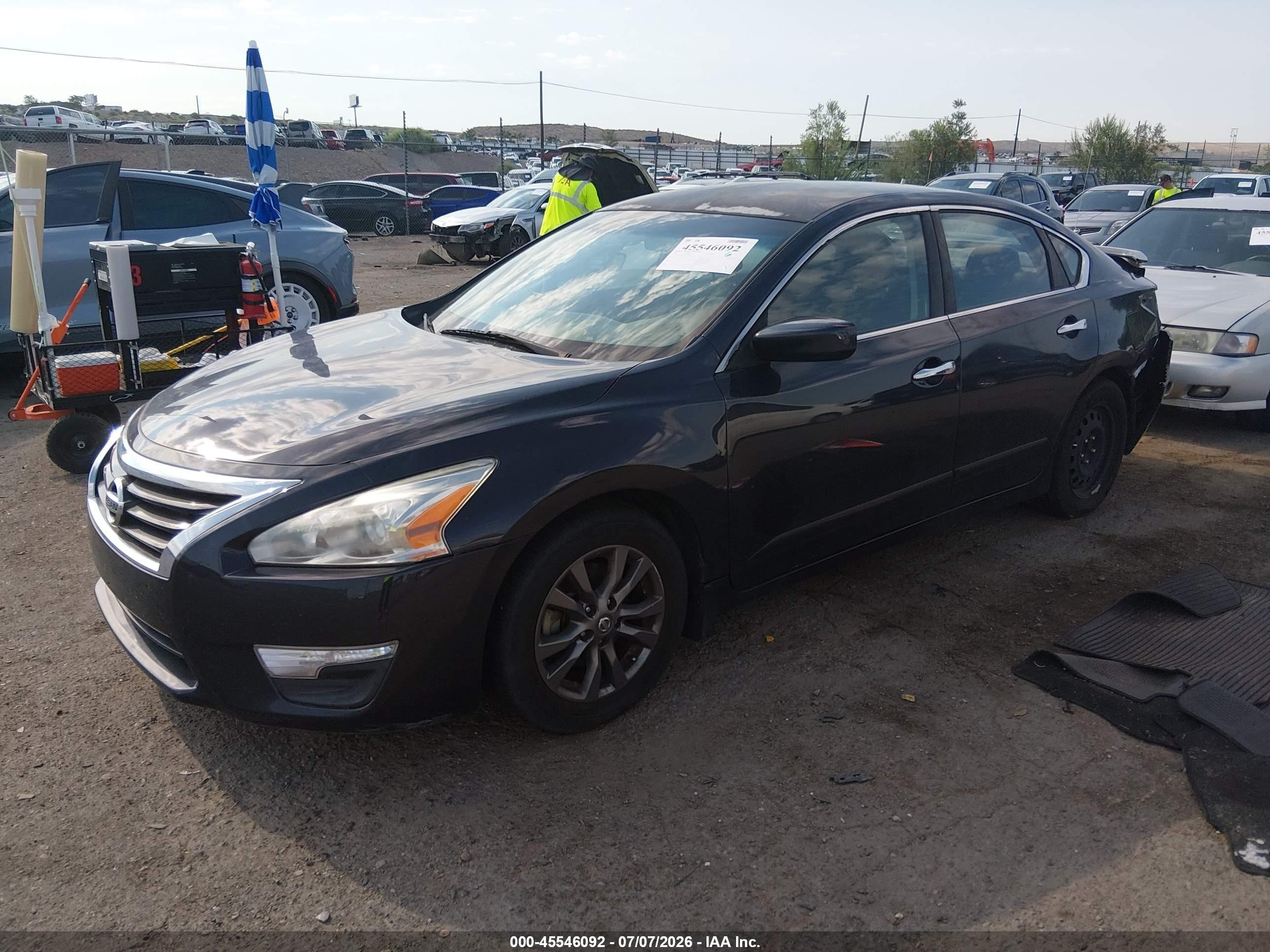 2015 Nissan Altima 2.5 S Black vin: 1N4AL3AP5FC570632