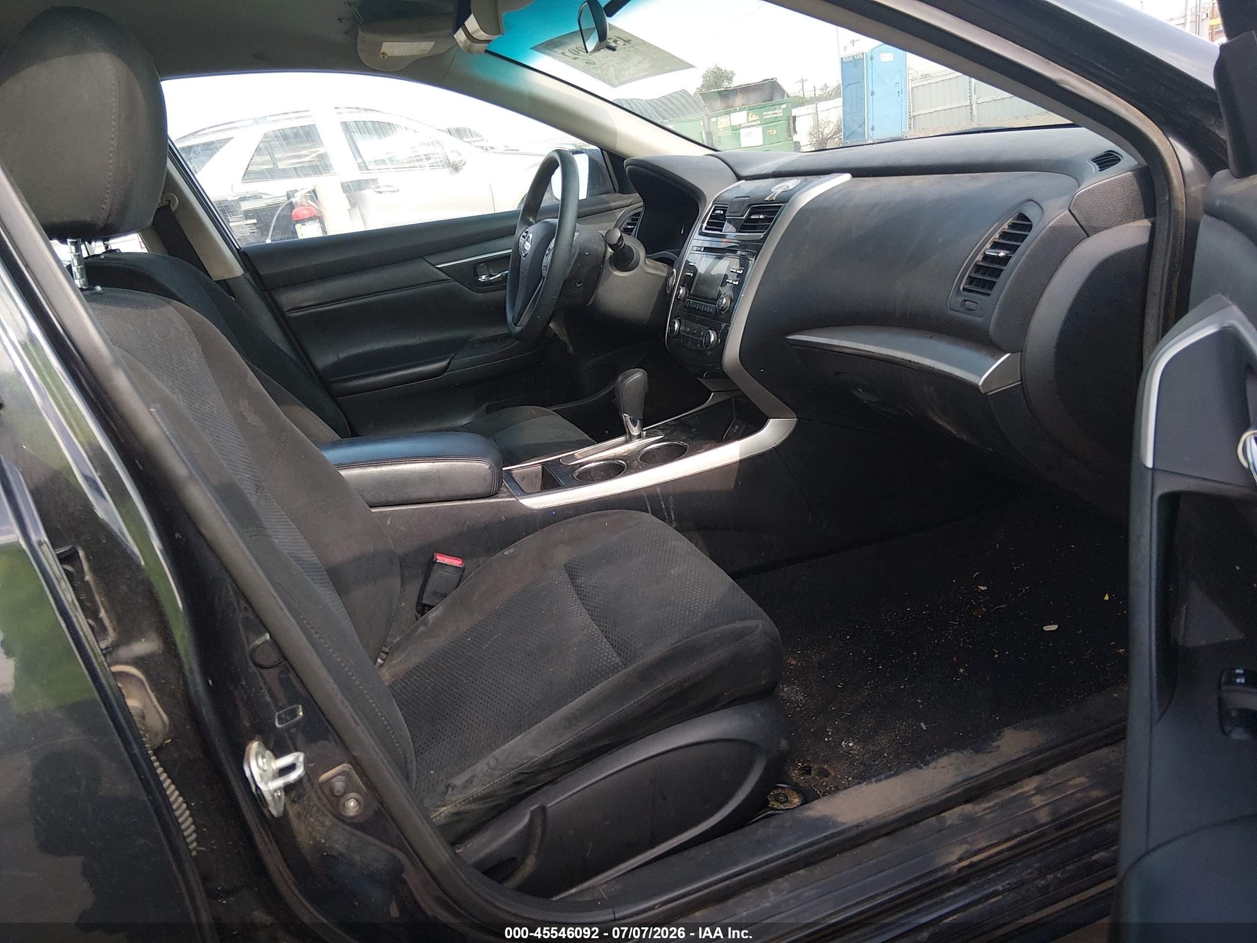 2015 Nissan Altima 2.5 S Black vin: 1N4AL3AP5FC570632