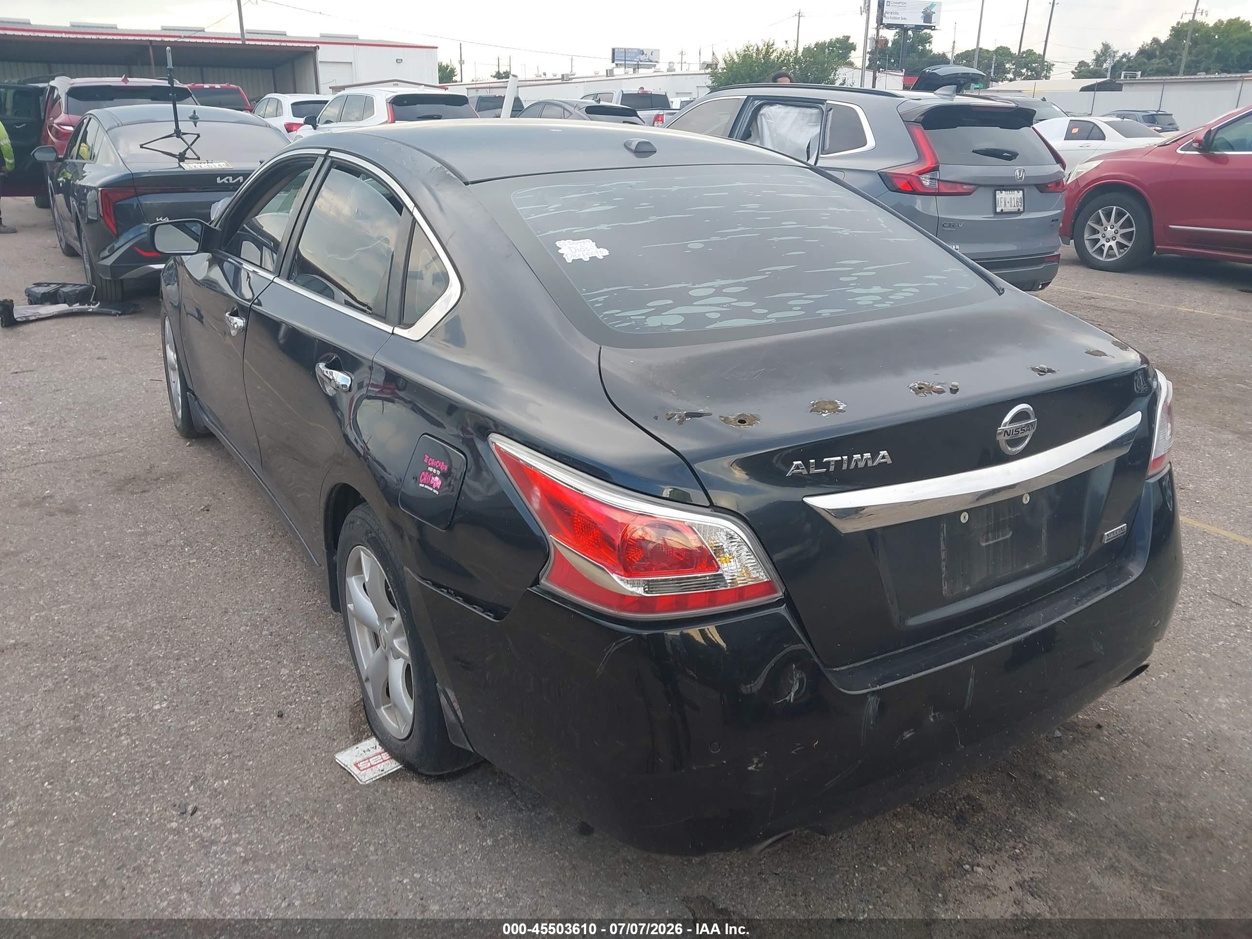 2015 Nissan Altima 2.5 S Black vin: 1N4AL3AP5FC577760