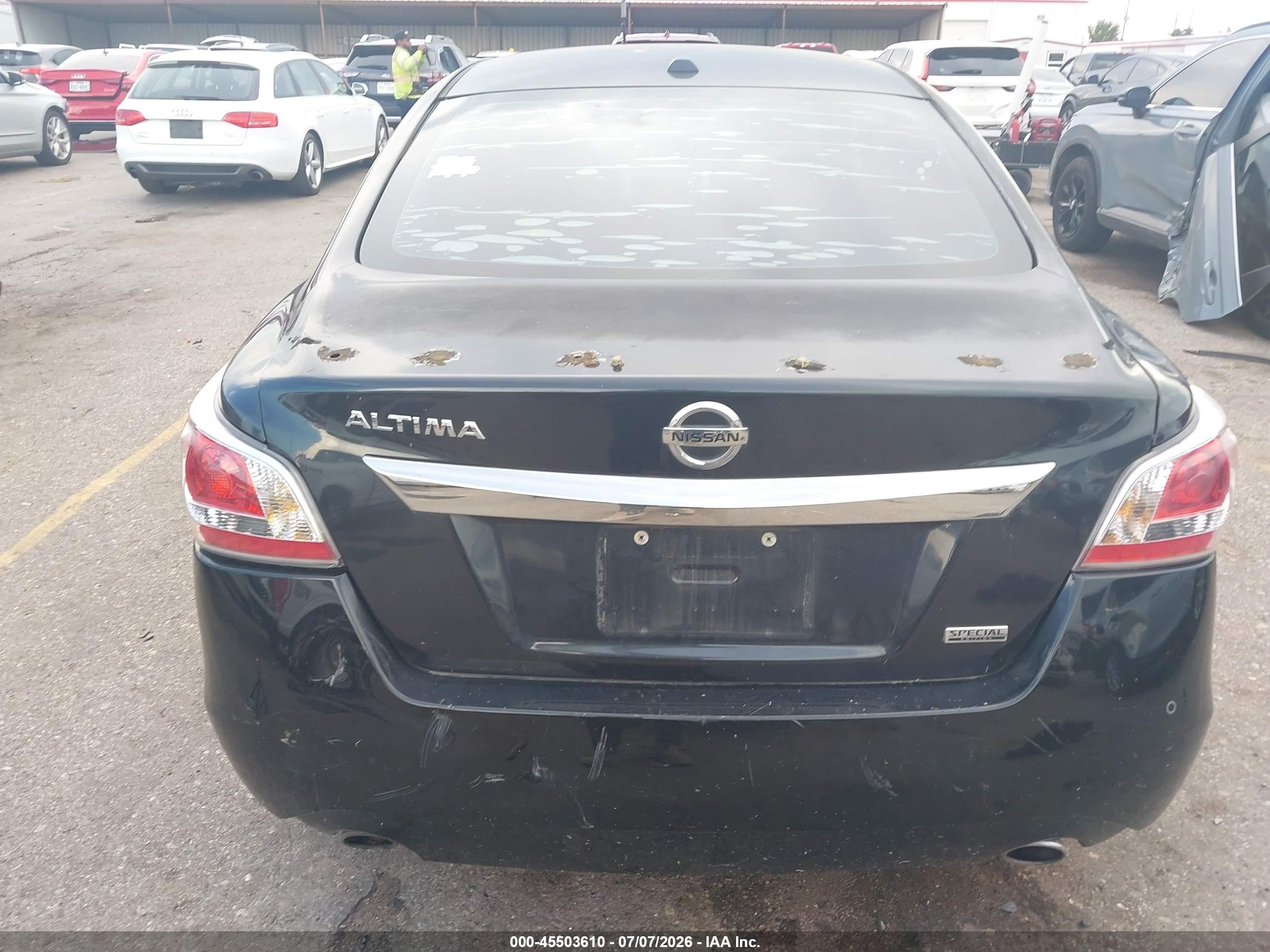 2015 Nissan Altima 2.5 S Black vin: 1N4AL3AP5FC577760