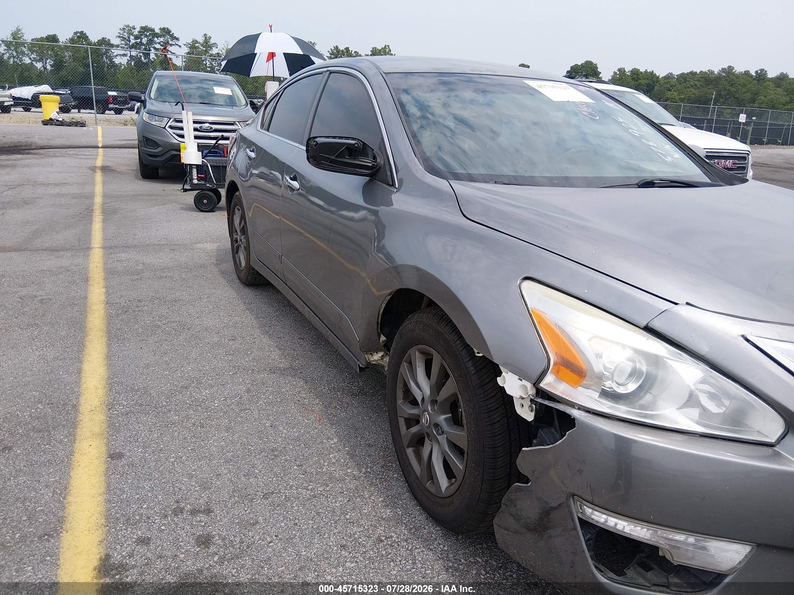 2015 Nissan Altima 2.5 S Gray vin: 1N4AL3AP5FC578925