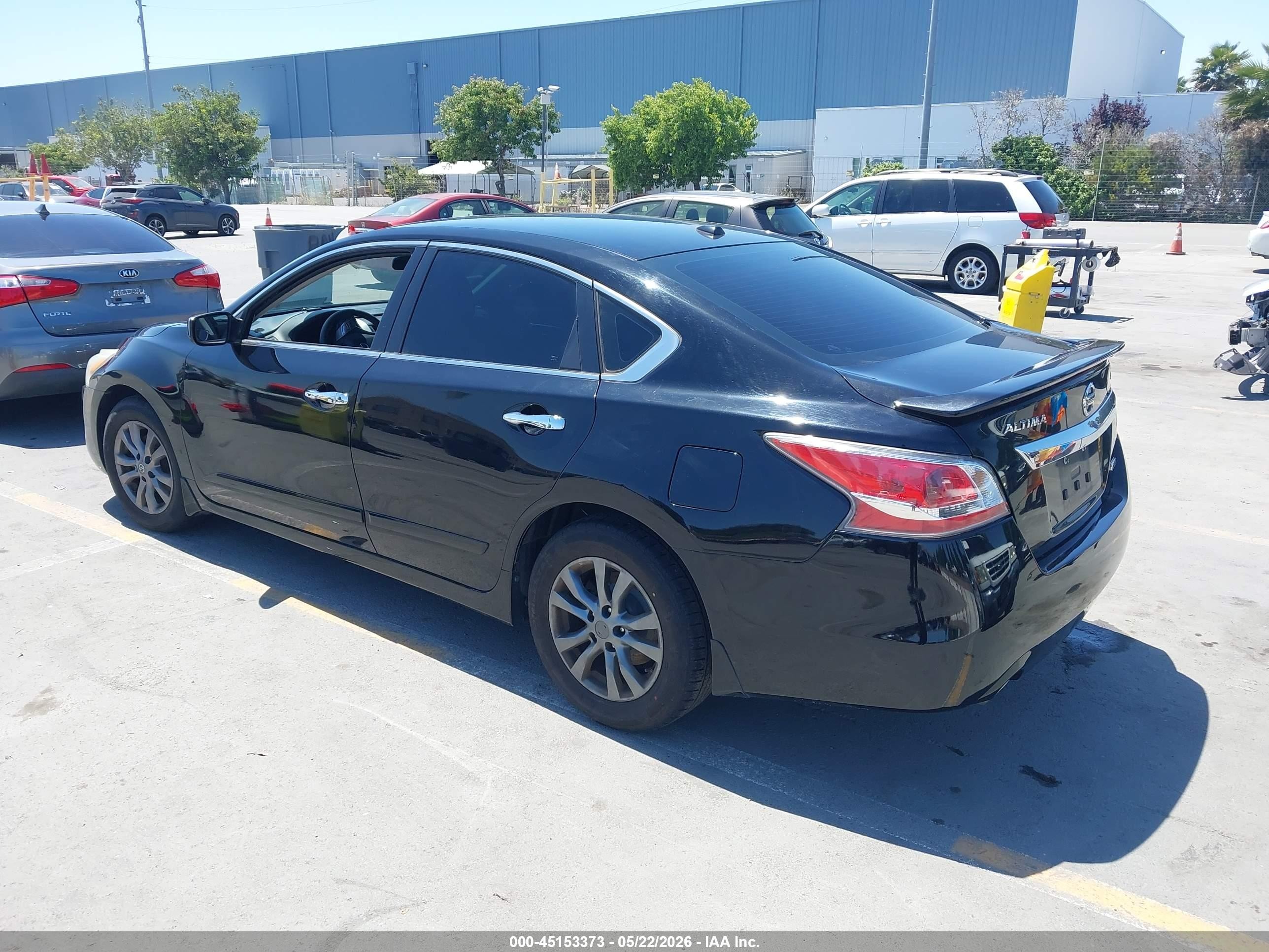 2015 Nissan Altima 2.5 S Черный vin: 1N4AL3AP5FC581419