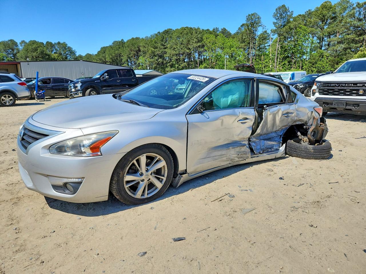 2015 Nissan Altima 2.5 Sv Silver vin: 1N4AL3AP5FC581503
