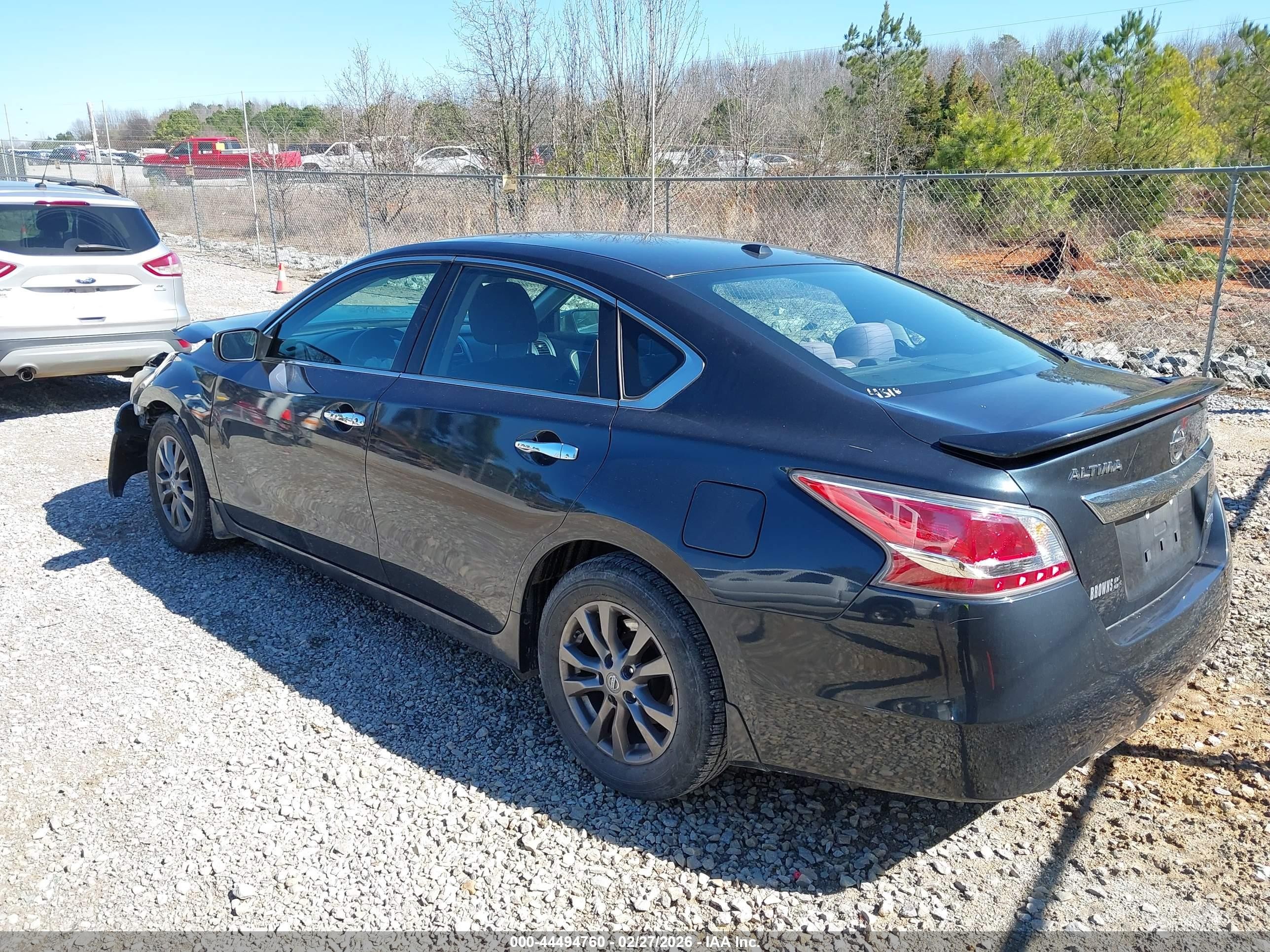 2015 Nissan Altima 2.5 S Black vin: 1N4AL3AP5FC583977