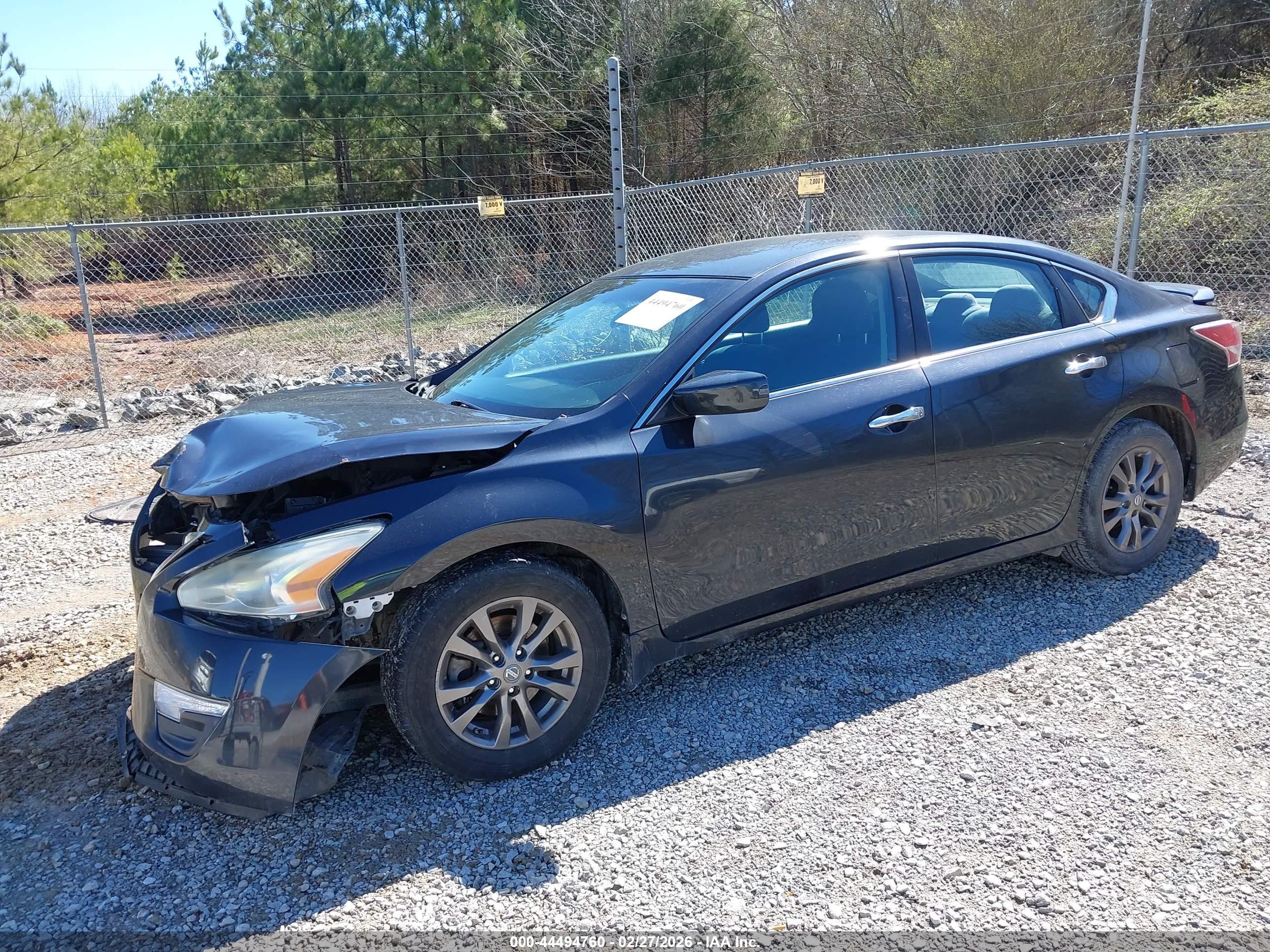 2015 Nissan Altima 2.5 S Black vin: 1N4AL3AP5FC583977