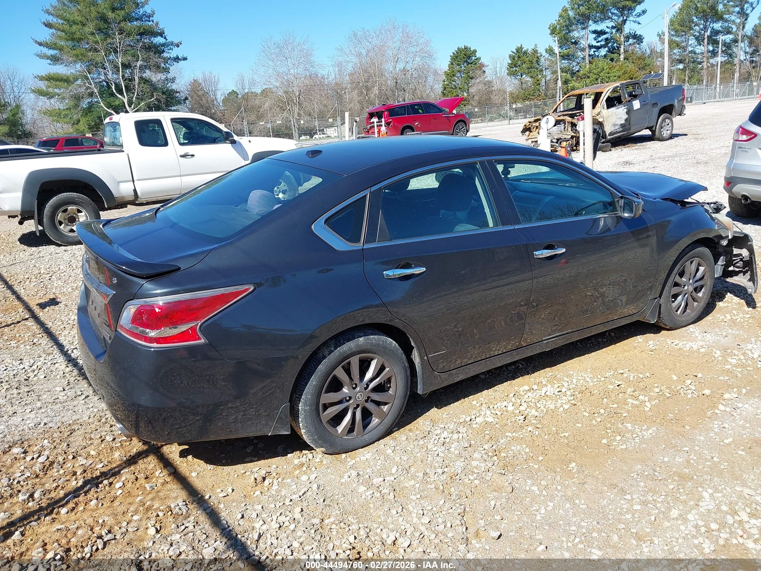 2015 Nissan Altima 2.5 S Black vin: 1N4AL3AP5FC583977