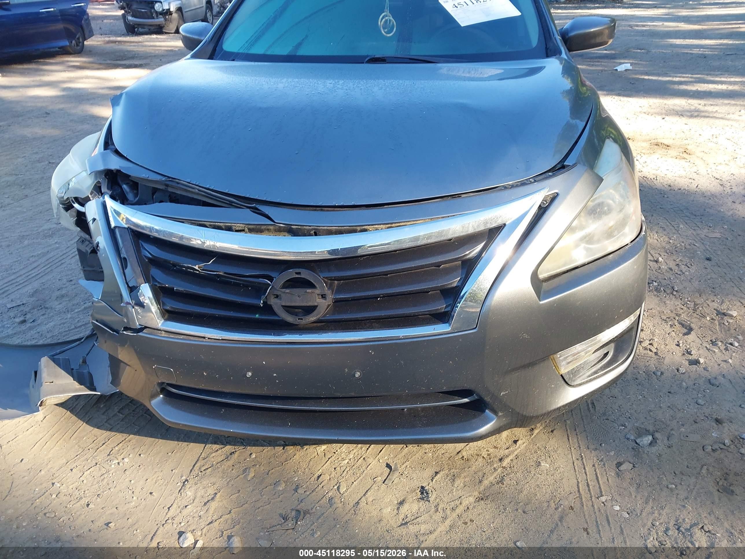 2015 Nissan Altima 2.5 S Gray vin: 1N4AL3AP5FC584420