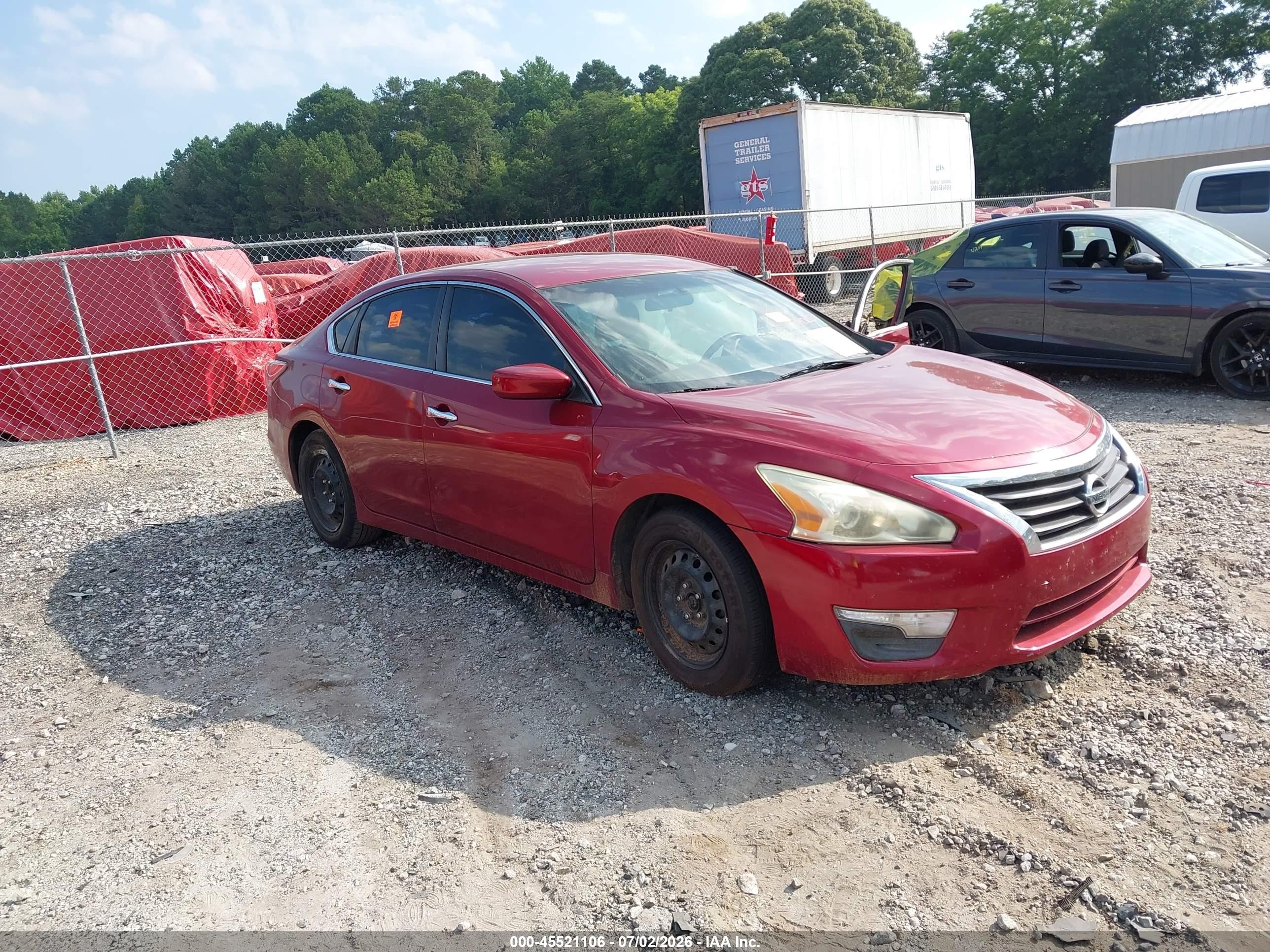 2015 Nissan Altima 2.5/2.5 S/2.5 Sl/2.5 Sv Red vin: 1N4AL3AP5FN301163