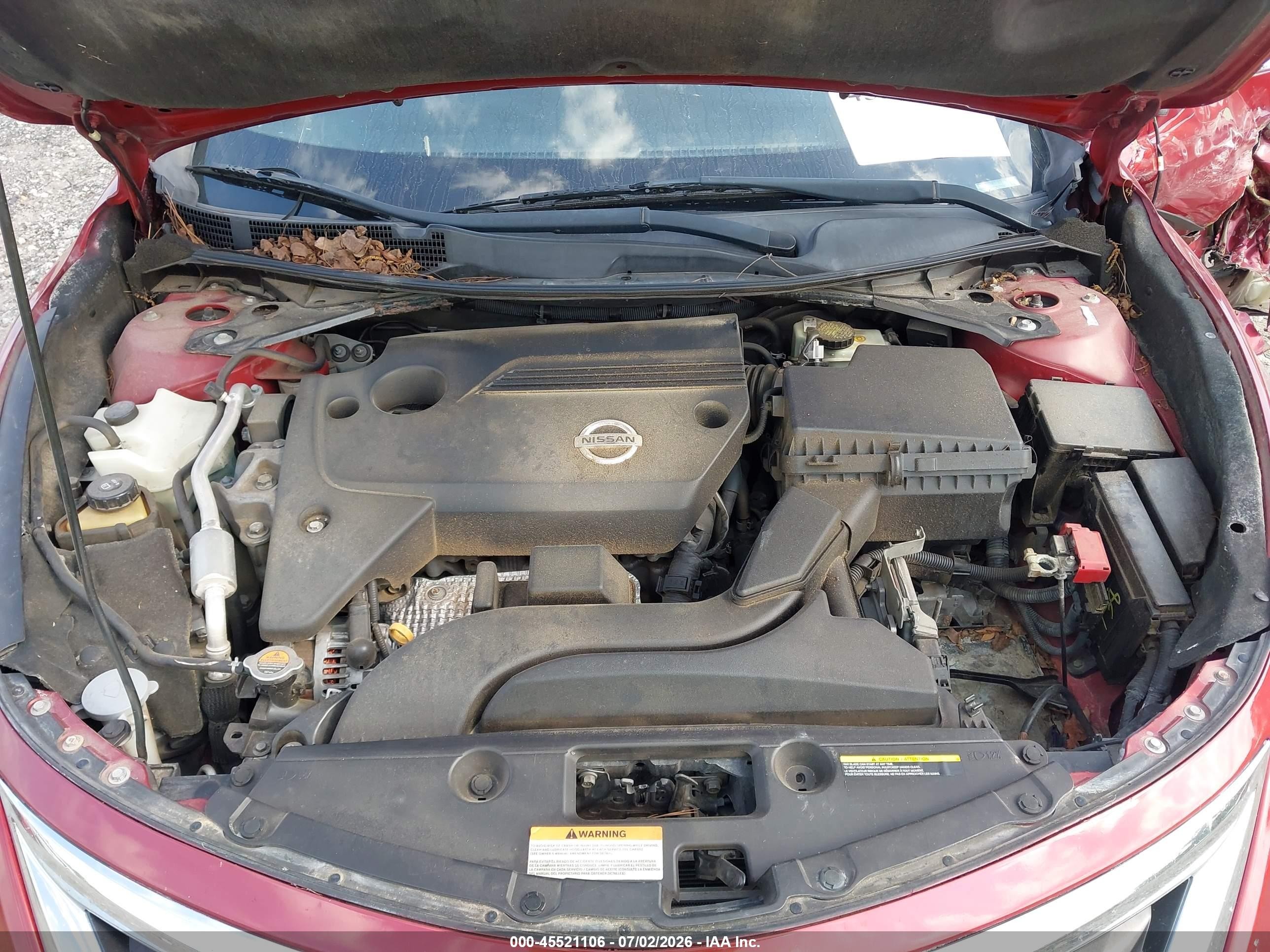 2015 Nissan Altima 2.5/2.5 S/2.5 Sl/2.5 Sv Red vin: 1N4AL3AP5FN301163