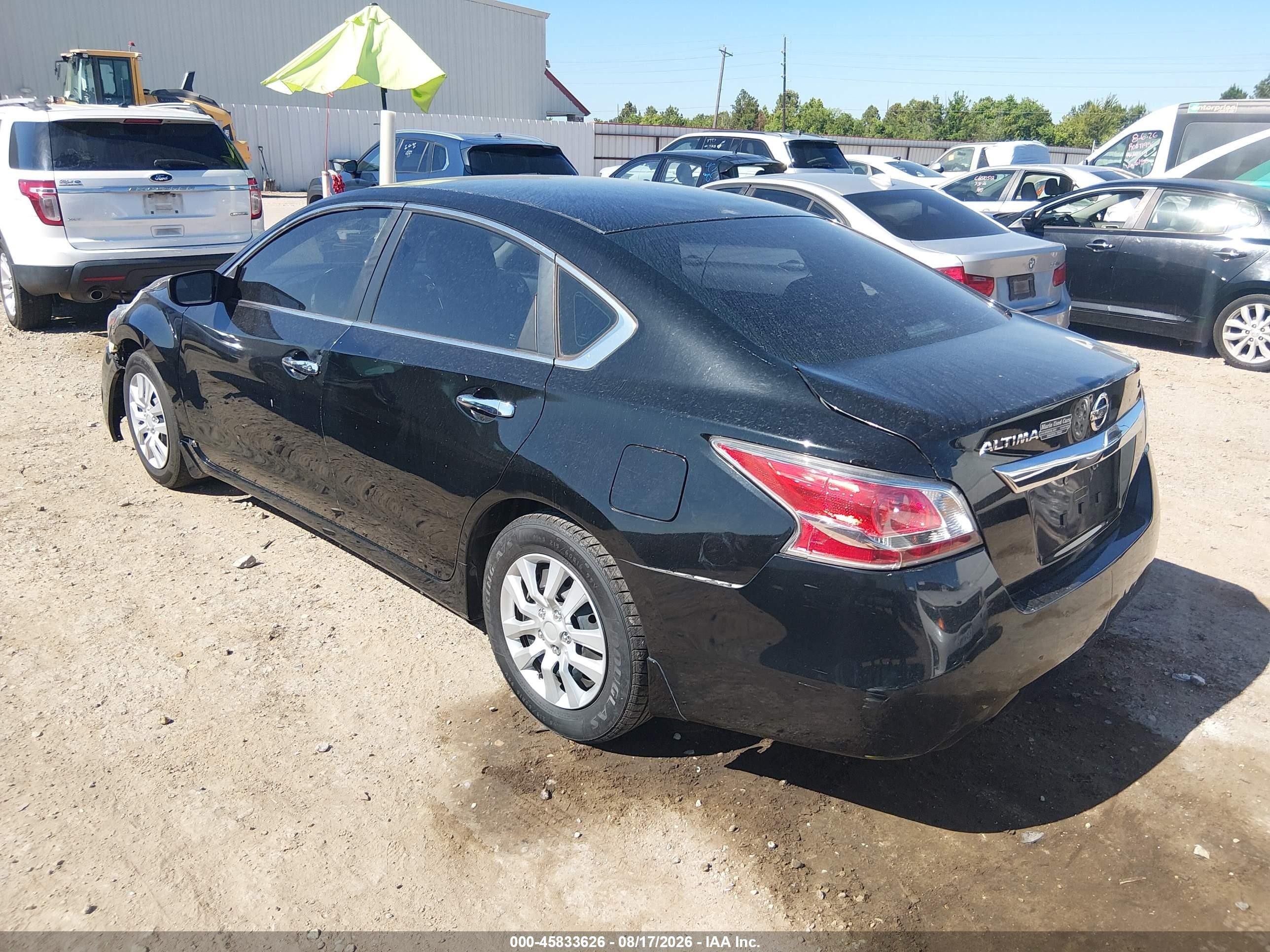 2015 Nissan Altima 2.5 S Black vin: 1N4AL3AP5FN304709