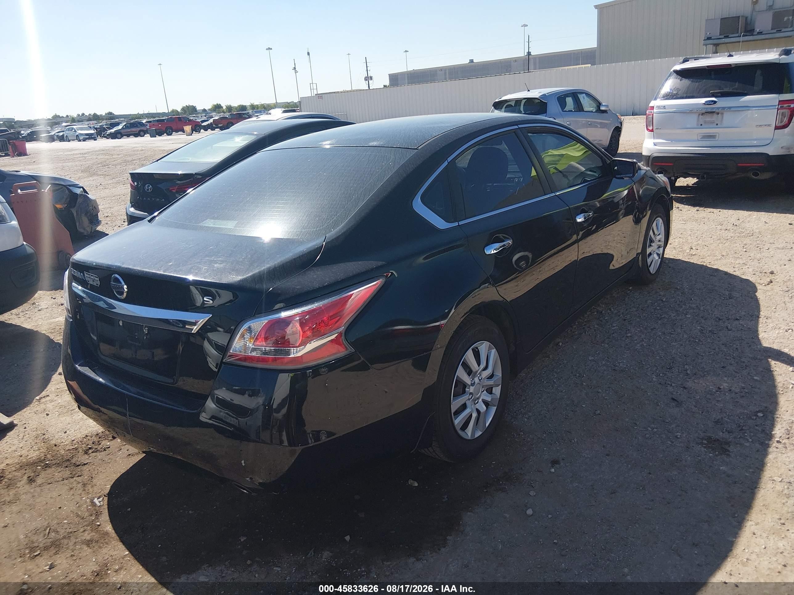 2015 Nissan Altima 2.5 S Black vin: 1N4AL3AP5FN304709