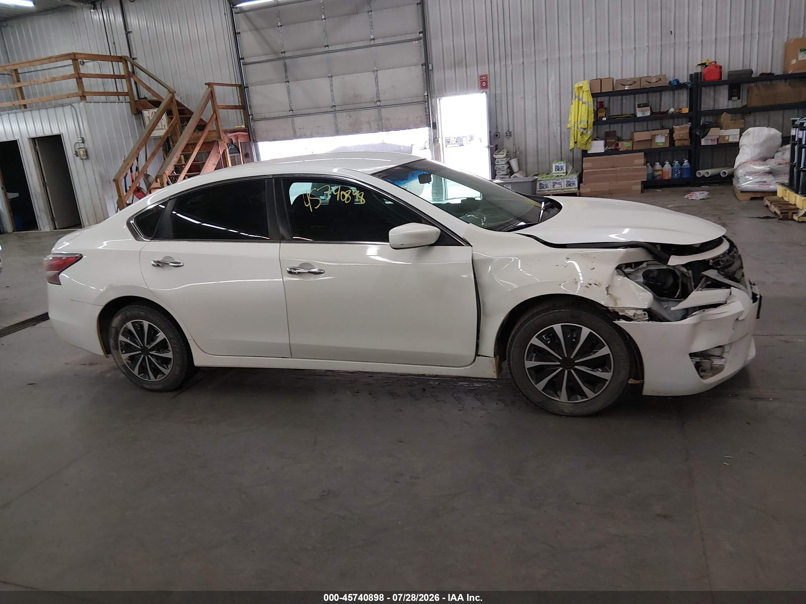 2015 Nissan Altima 2.5/2.5 S/2.5 Sl/2.5 Sv White vin: 1N4AL3AP5FN310719