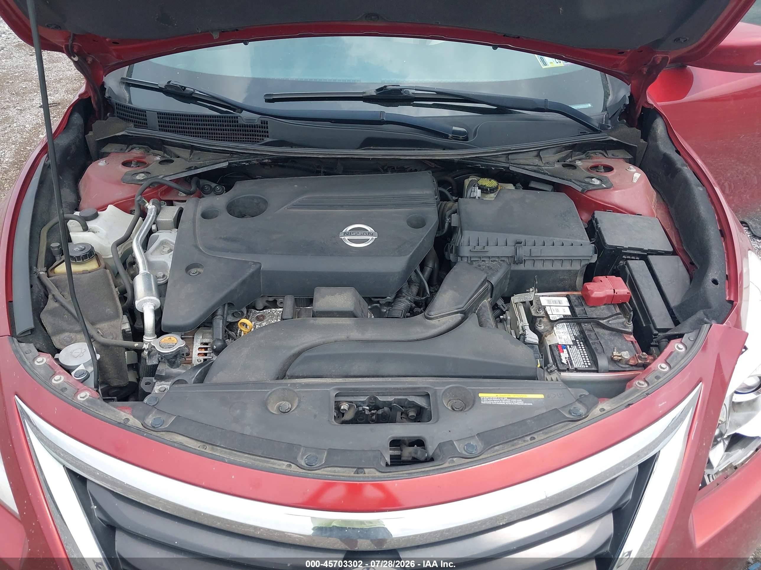 2015 Nissan Altima 2.5 S Red vin: 1N4AL3AP5FN310932