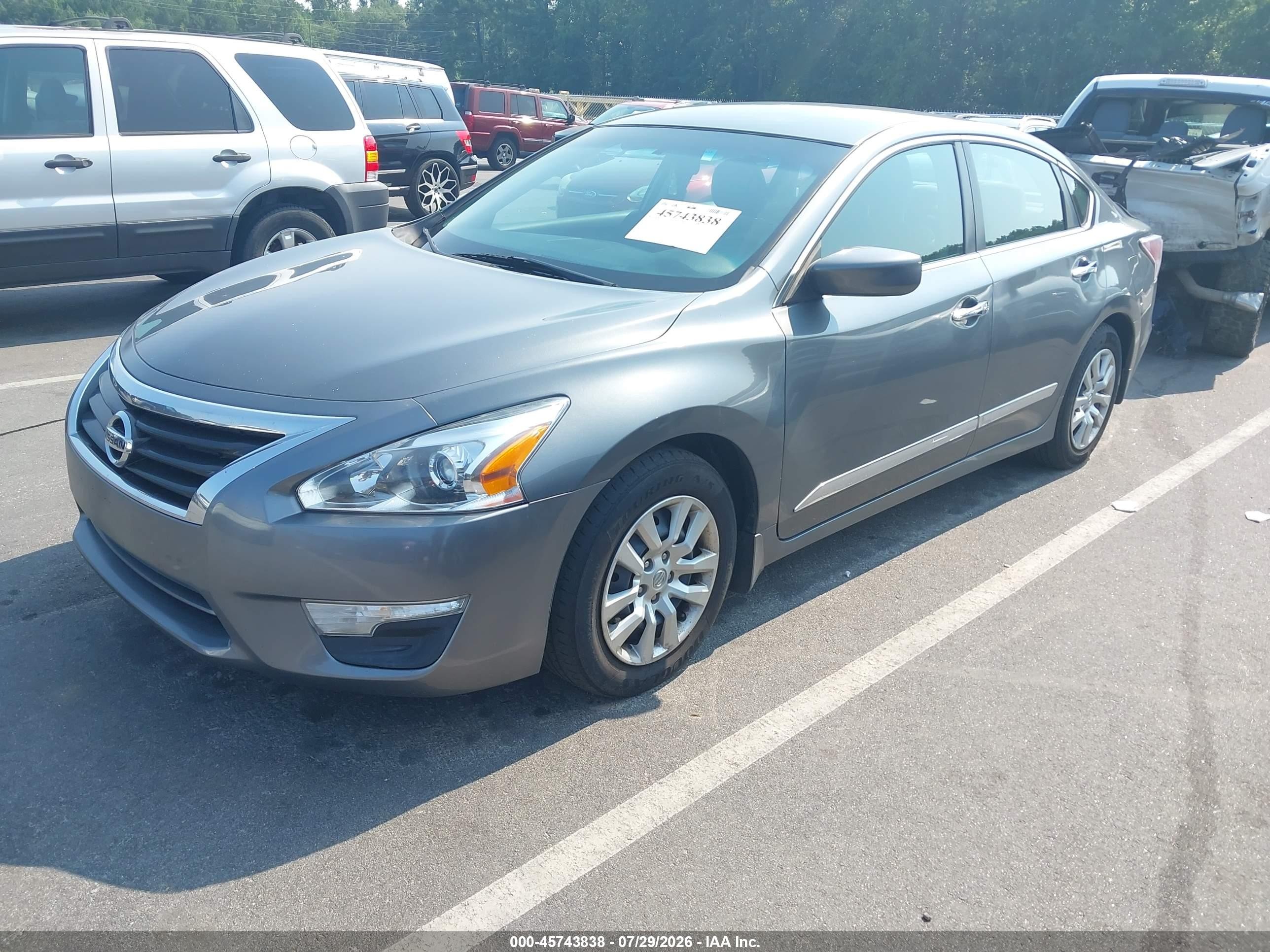 2015 Nissan Altima 2.5 S Gray vin: 1N4AL3AP5FN325432