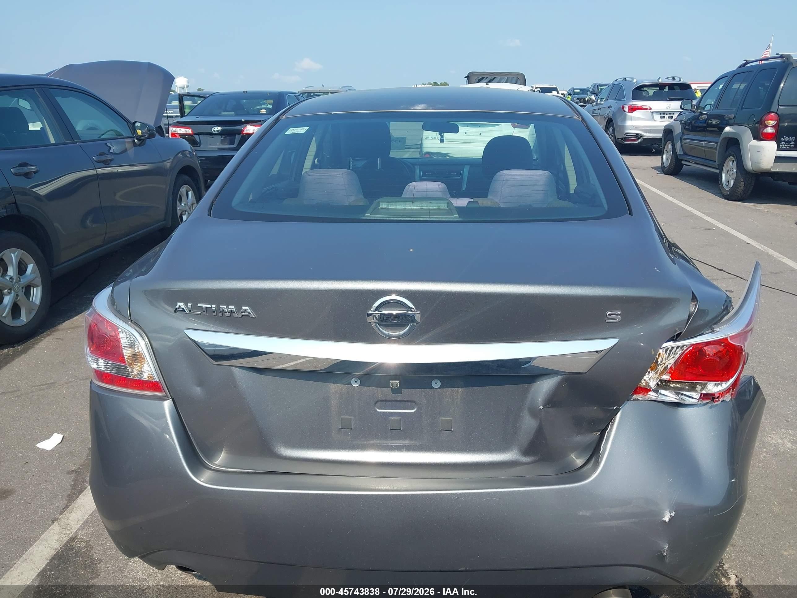 2015 Nissan Altima 2.5 S Gray vin: 1N4AL3AP5FN325432
