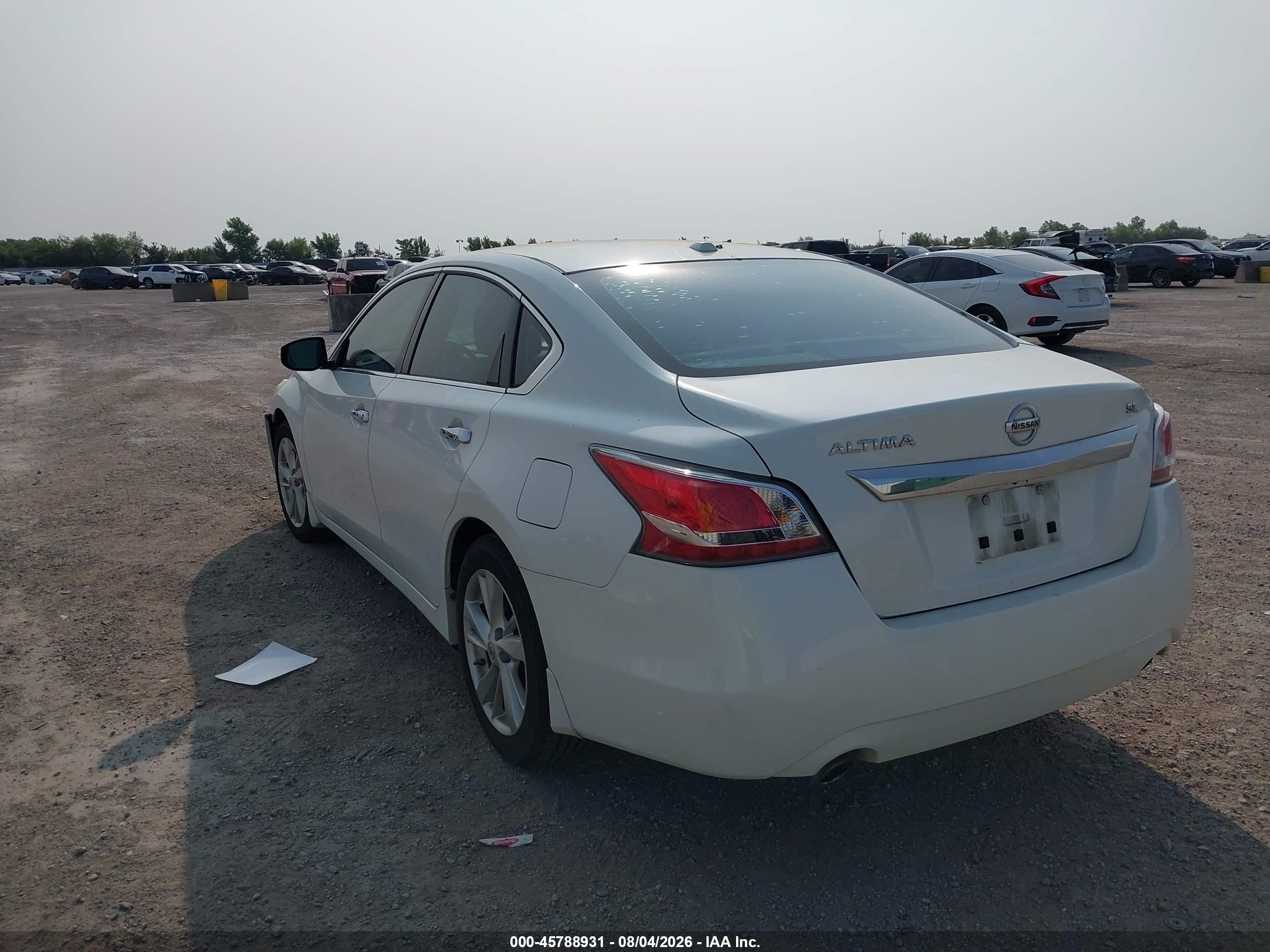 2015 Nissan Altima 2.5 Sl White vin: 1N4AL3AP5FN336642
