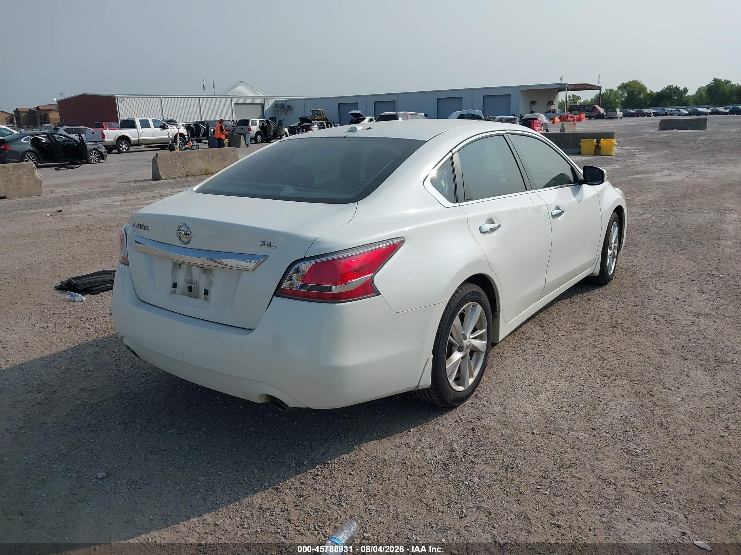2015 Nissan Altima 2.5 Sl White vin: 1N4AL3AP5FN336642