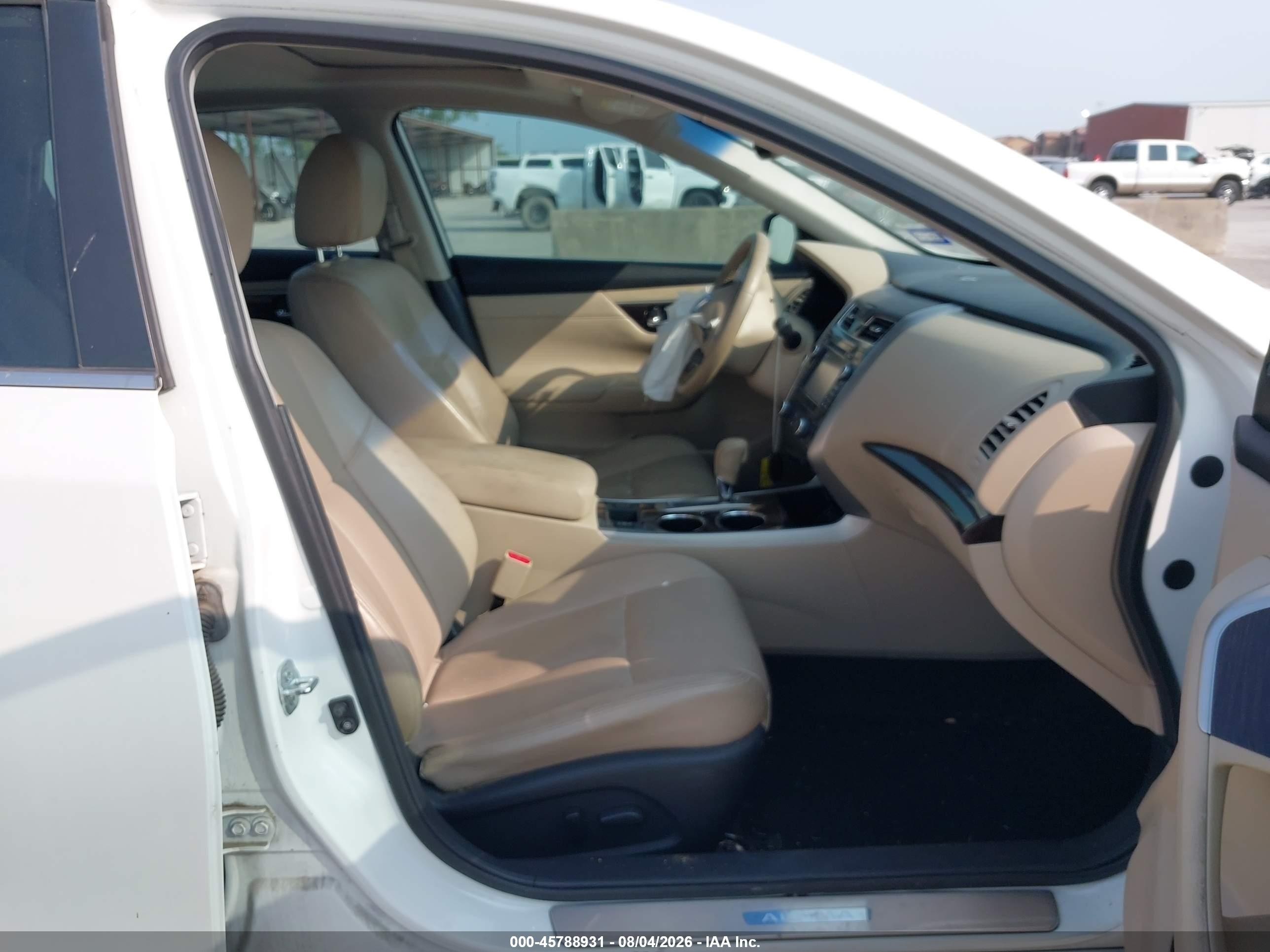 2015 Nissan Altima 2.5 Sl White vin: 1N4AL3AP5FN336642