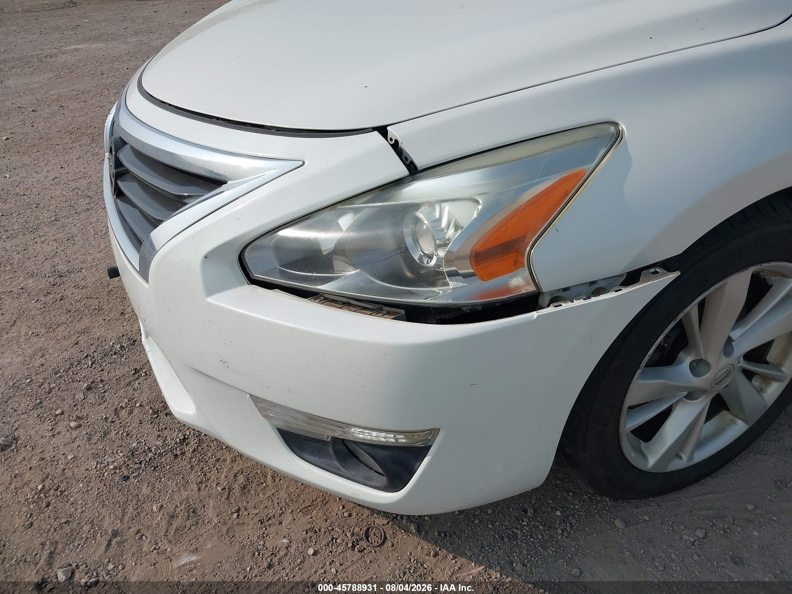 2015 Nissan Altima 2.5 Sl White vin: 1N4AL3AP5FN336642