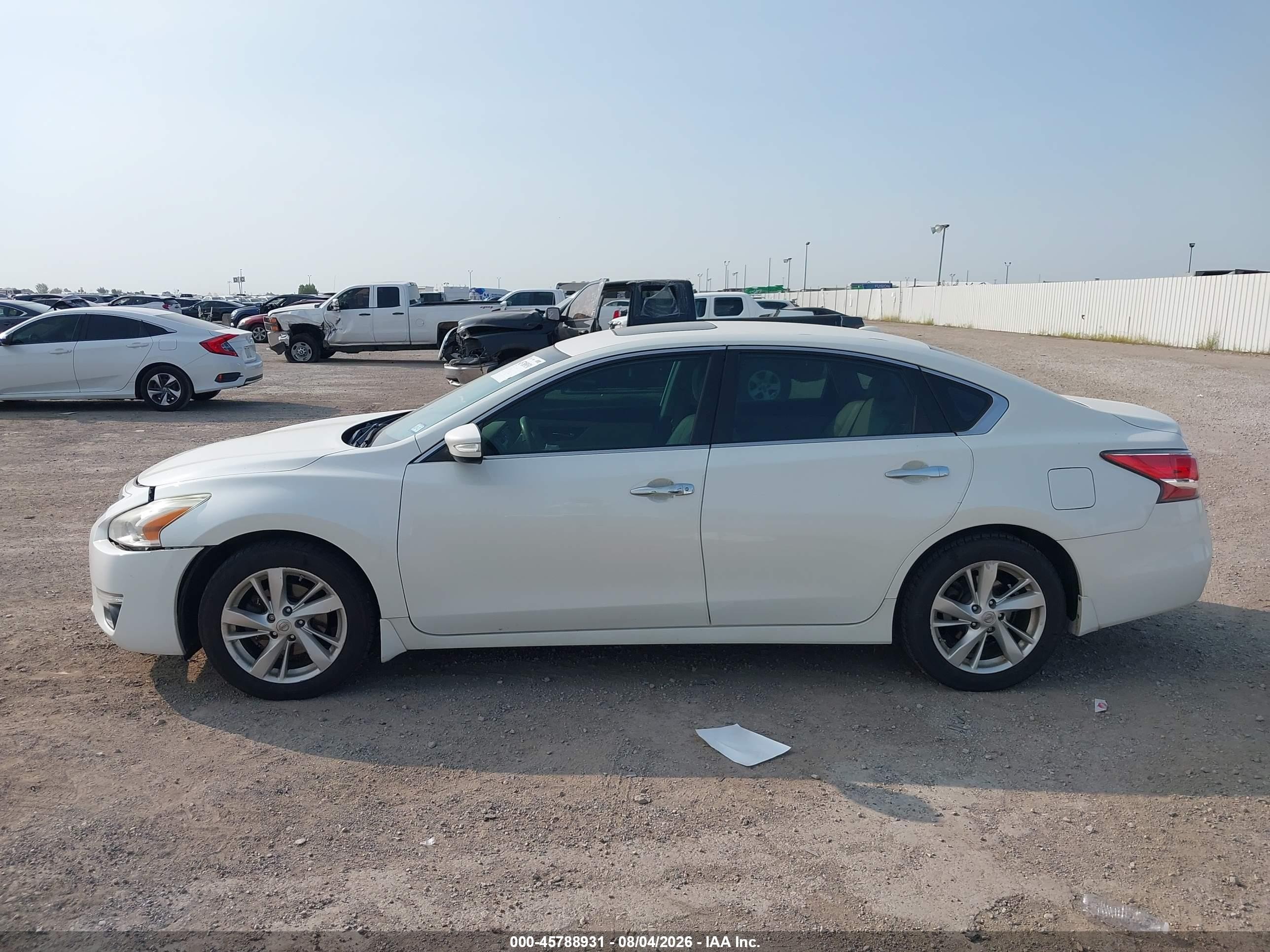 2015 Nissan Altima 2.5 Sl White vin: 1N4AL3AP5FN336642