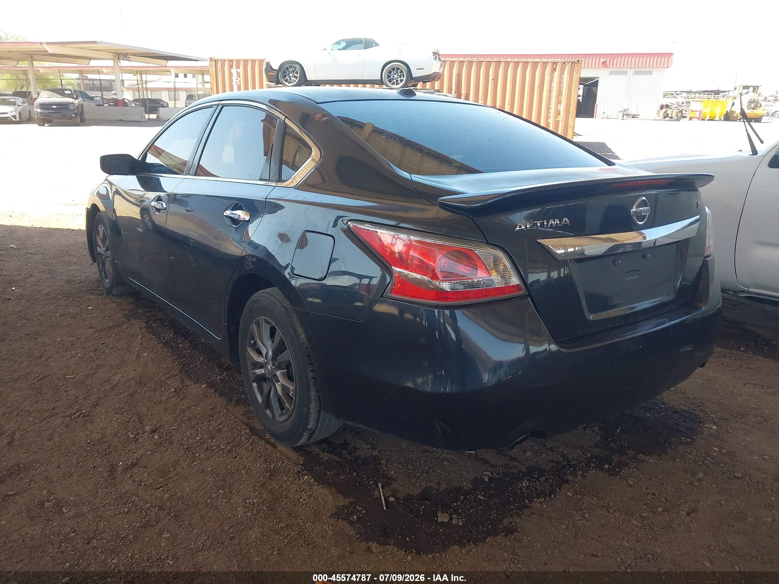 2015 Nissan Altima 2.5 S Black vin: 1N4AL3AP5FN342117