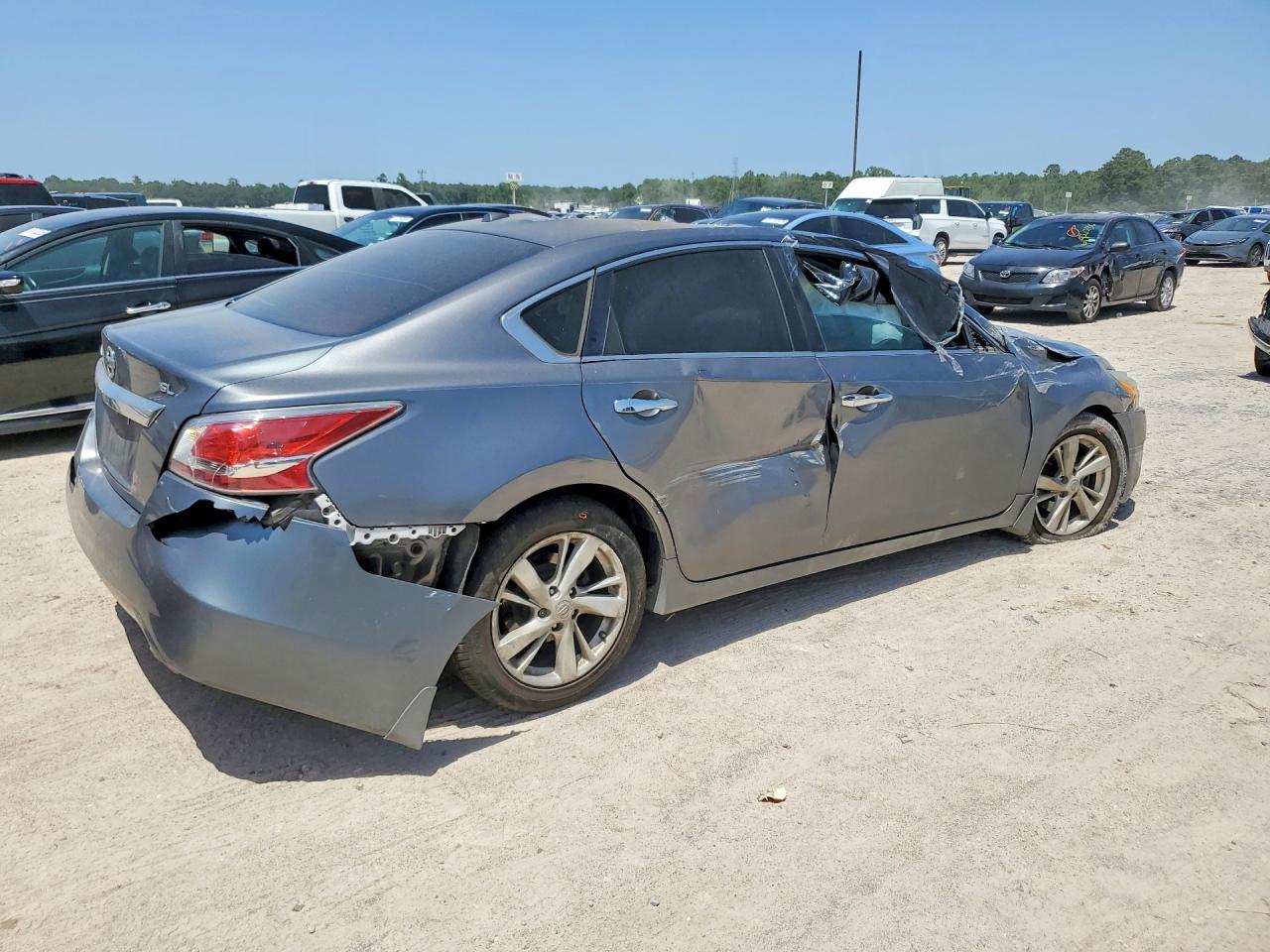 2015 Nissan Altima 2.5 Sl Gray vin: 1N4AL3AP5FN354378