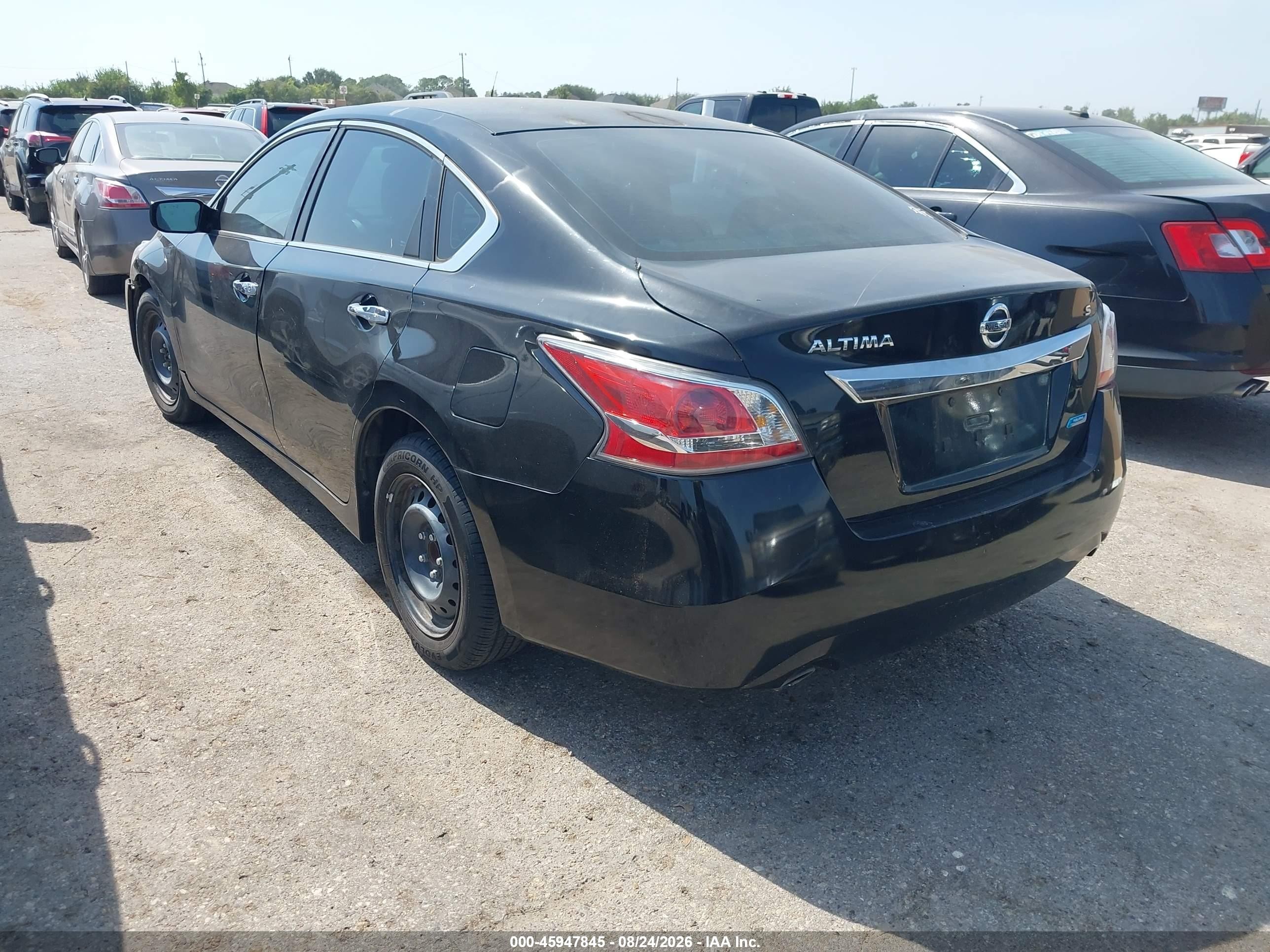 2015 Nissan Altima 2.5 S Black vin: 1N4AL3AP5FN355224