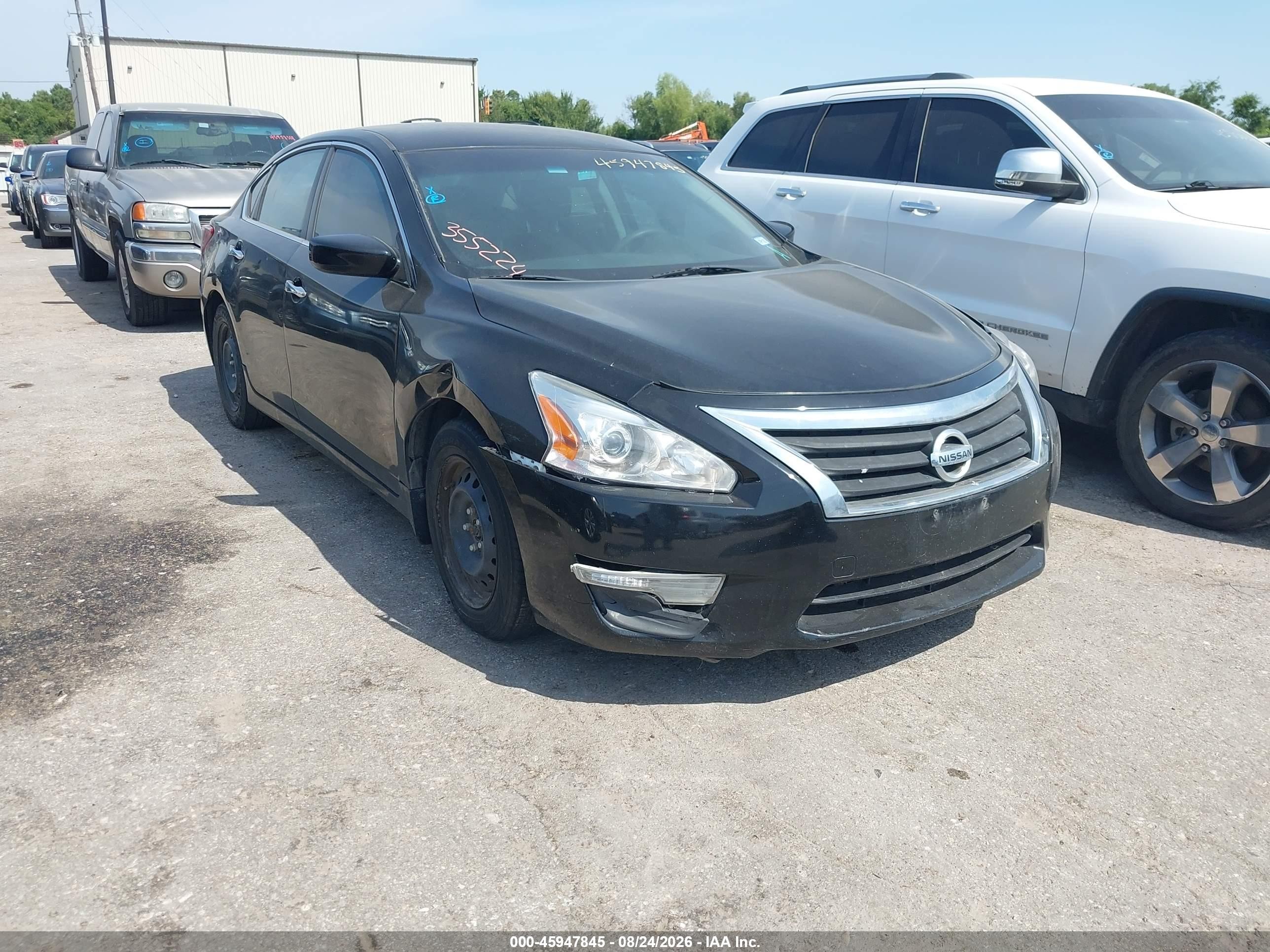 2015 Nissan Altima 2.5 S Black vin: 1N4AL3AP5FN355224