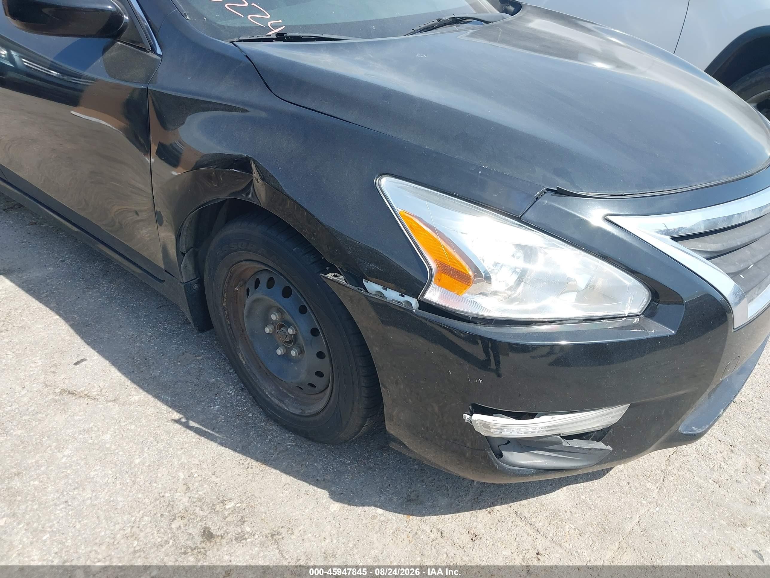 2015 Nissan Altima 2.5 S Black vin: 1N4AL3AP5FN355224