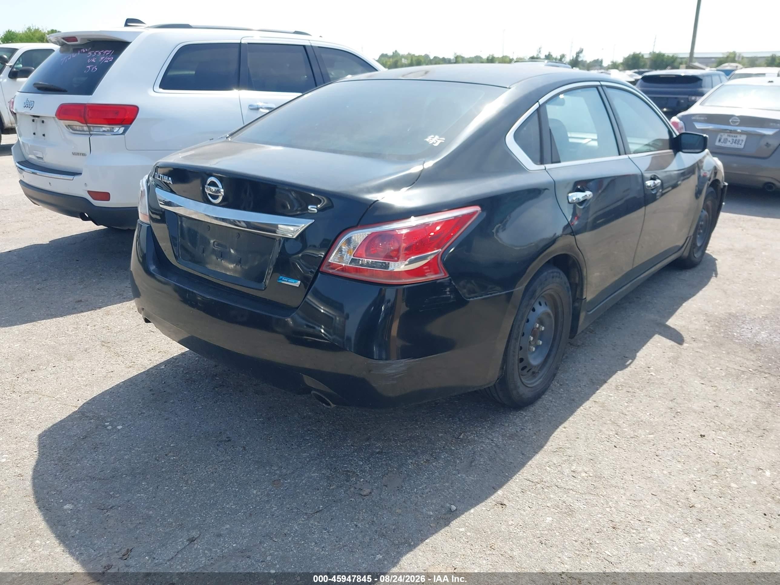 2015 Nissan Altima 2.5 S Black vin: 1N4AL3AP5FN355224