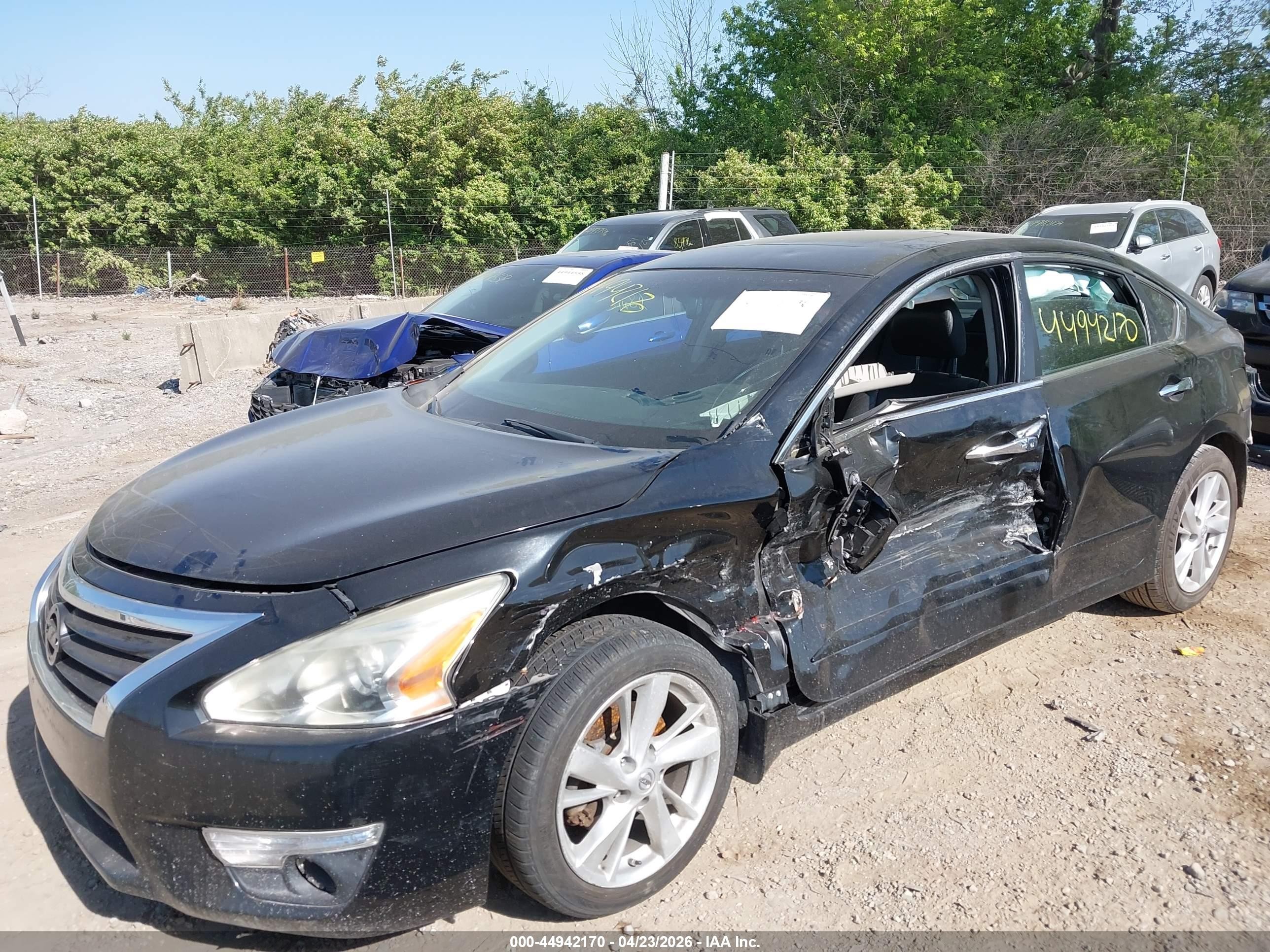 2015 Nissan Altima 2.5 Sl Black vin: 1N4AL3AP5FN358396