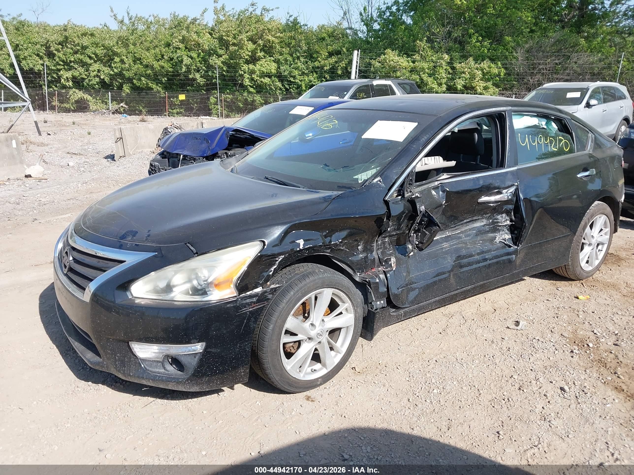 2015 Nissan Altima 2.5 Sl Black vin: 1N4AL3AP5FN358396