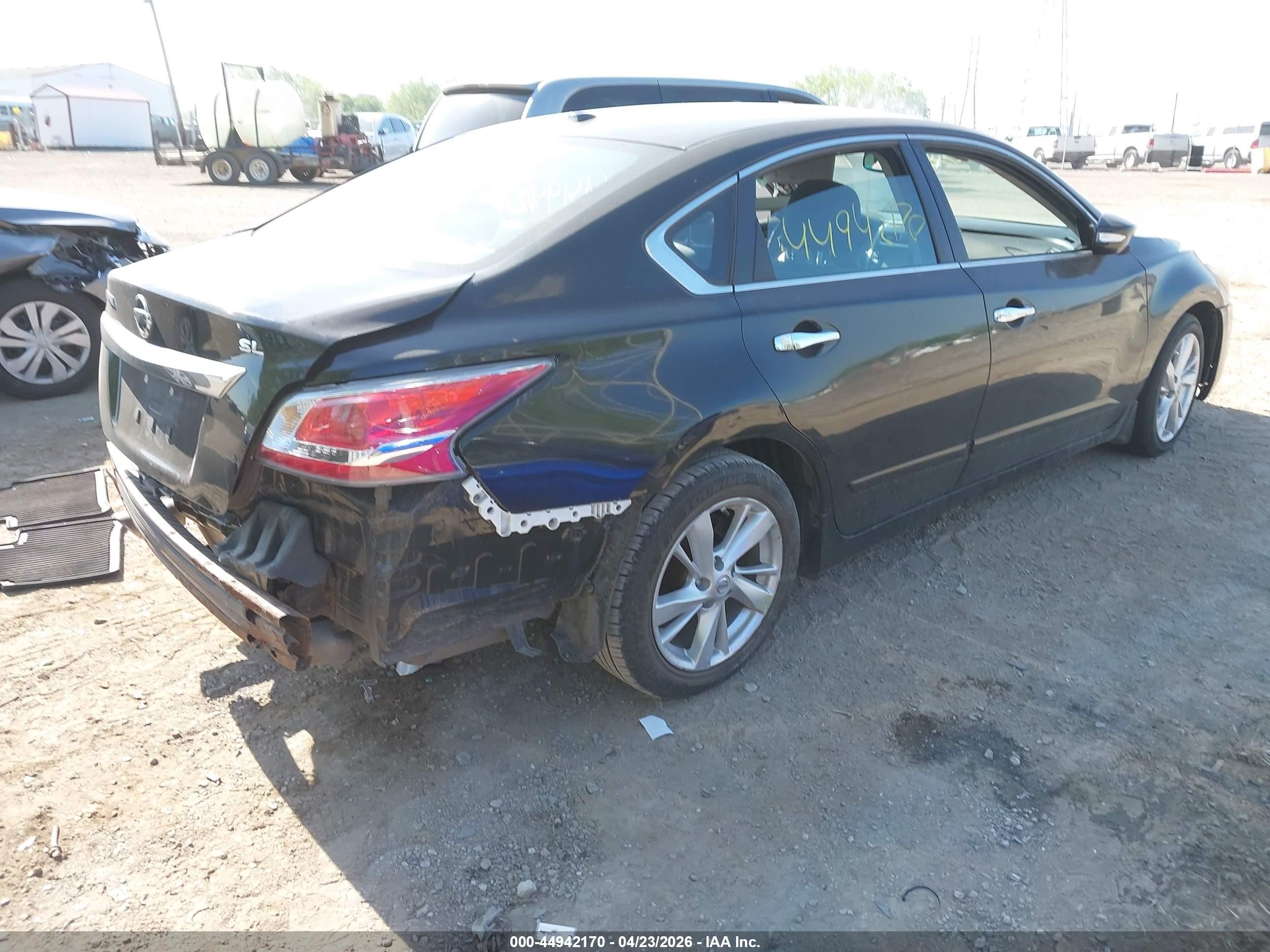 2015 Nissan Altima 2.5 Sl Black vin: 1N4AL3AP5FN358396