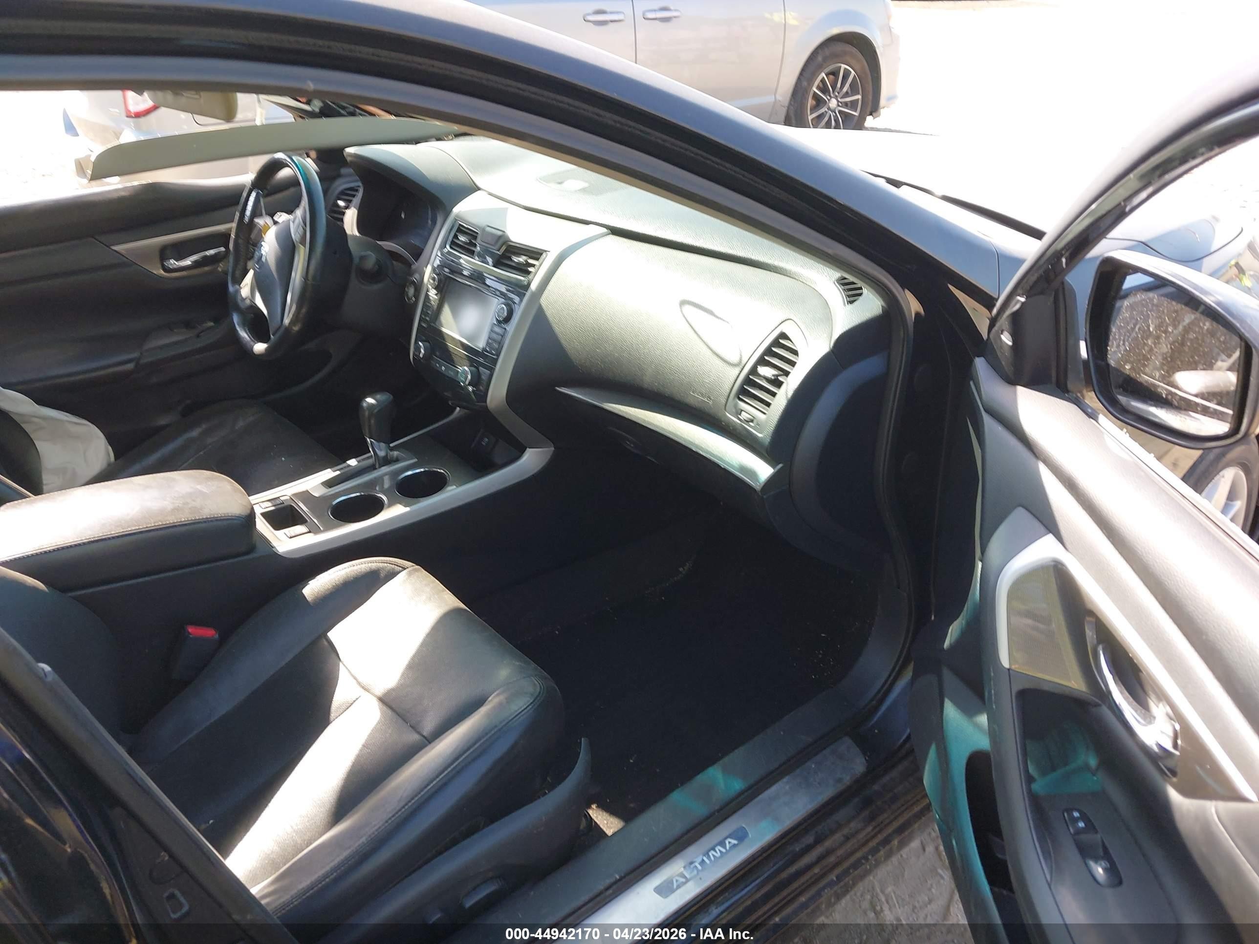 2015 Nissan Altima 2.5 Sl Black vin: 1N4AL3AP5FN358396