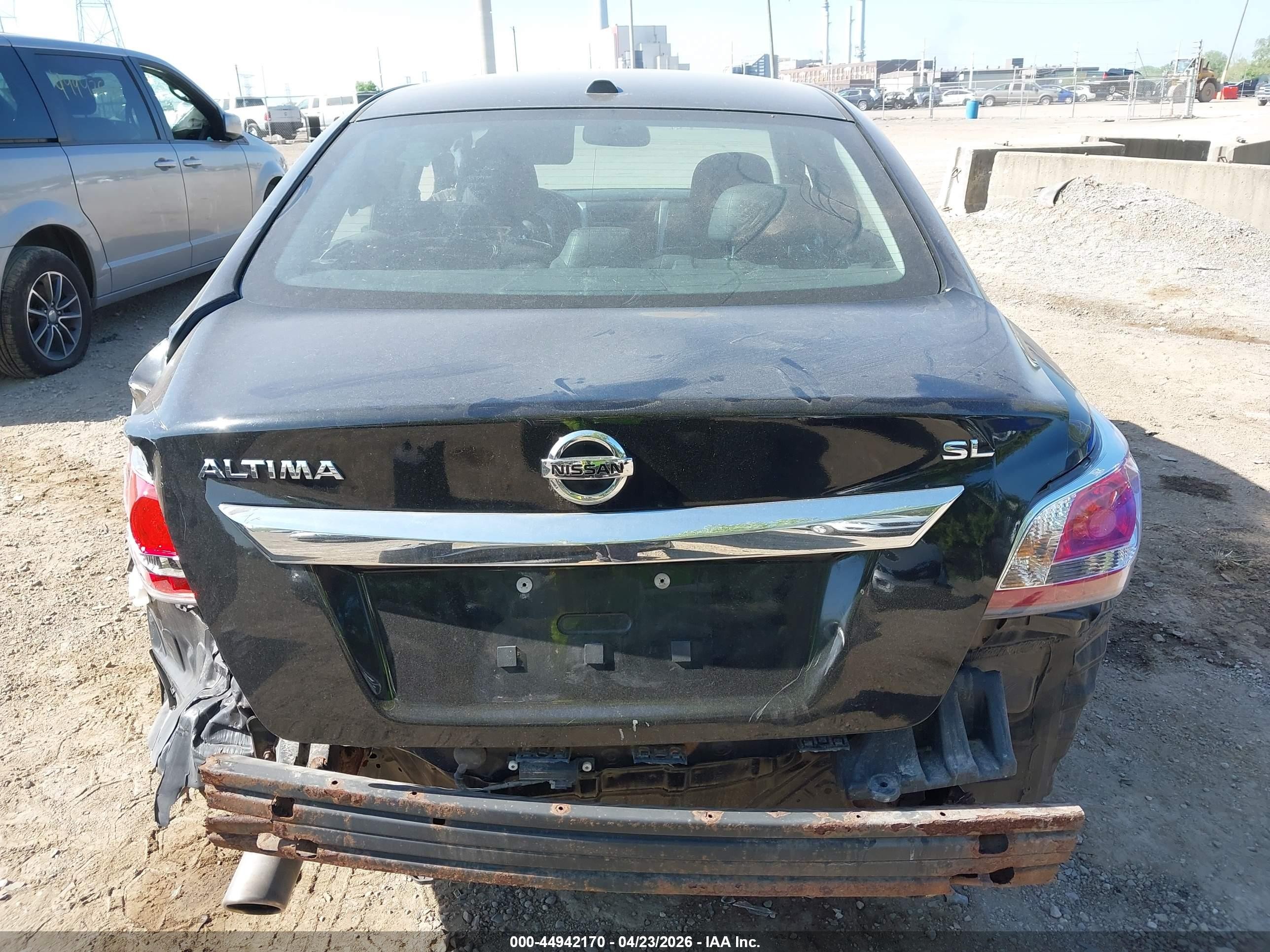 2015 Nissan Altima 2.5 Sl Black vin: 1N4AL3AP5FN358396