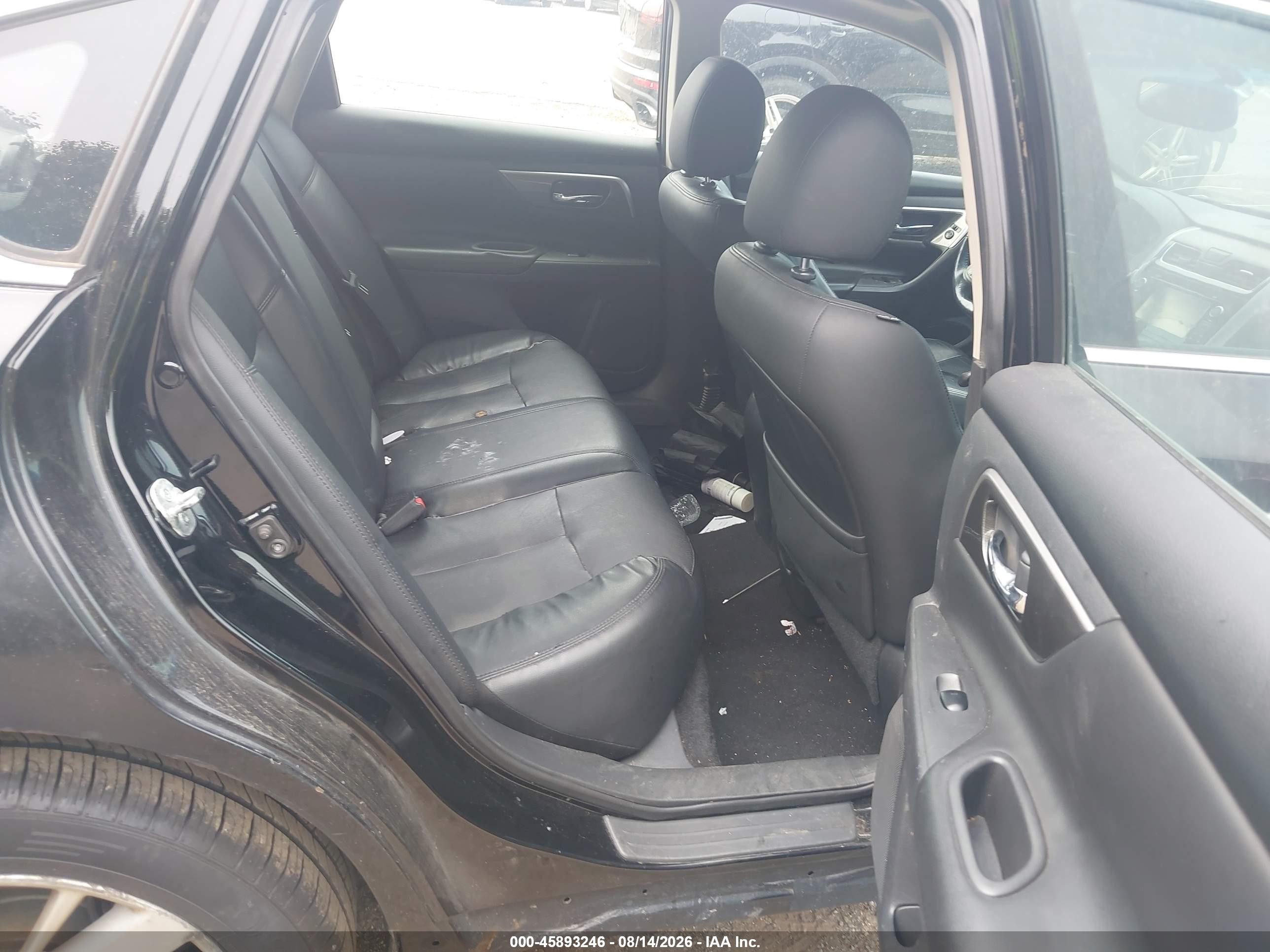 2015 Nissan Altima 2.5 Sl Black vin: 1N4AL3AP5FN378034