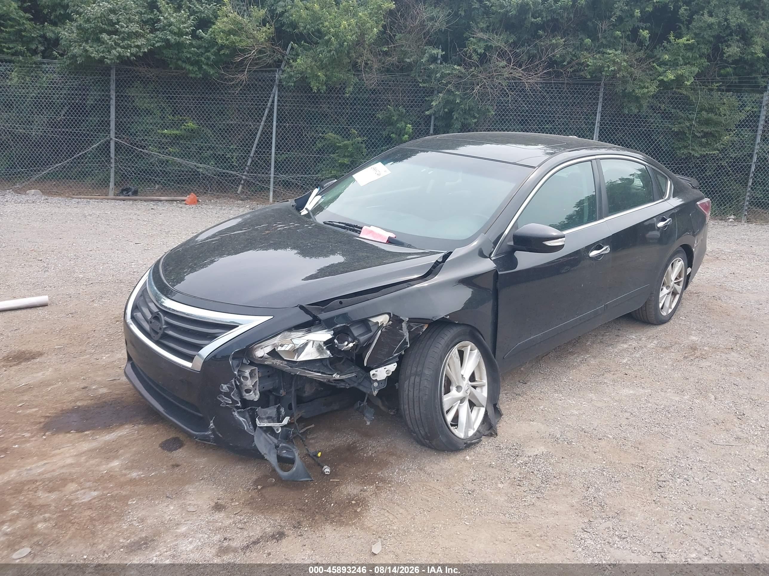 2015 Nissan Altima 2.5 Sl Black vin: 1N4AL3AP5FN378034