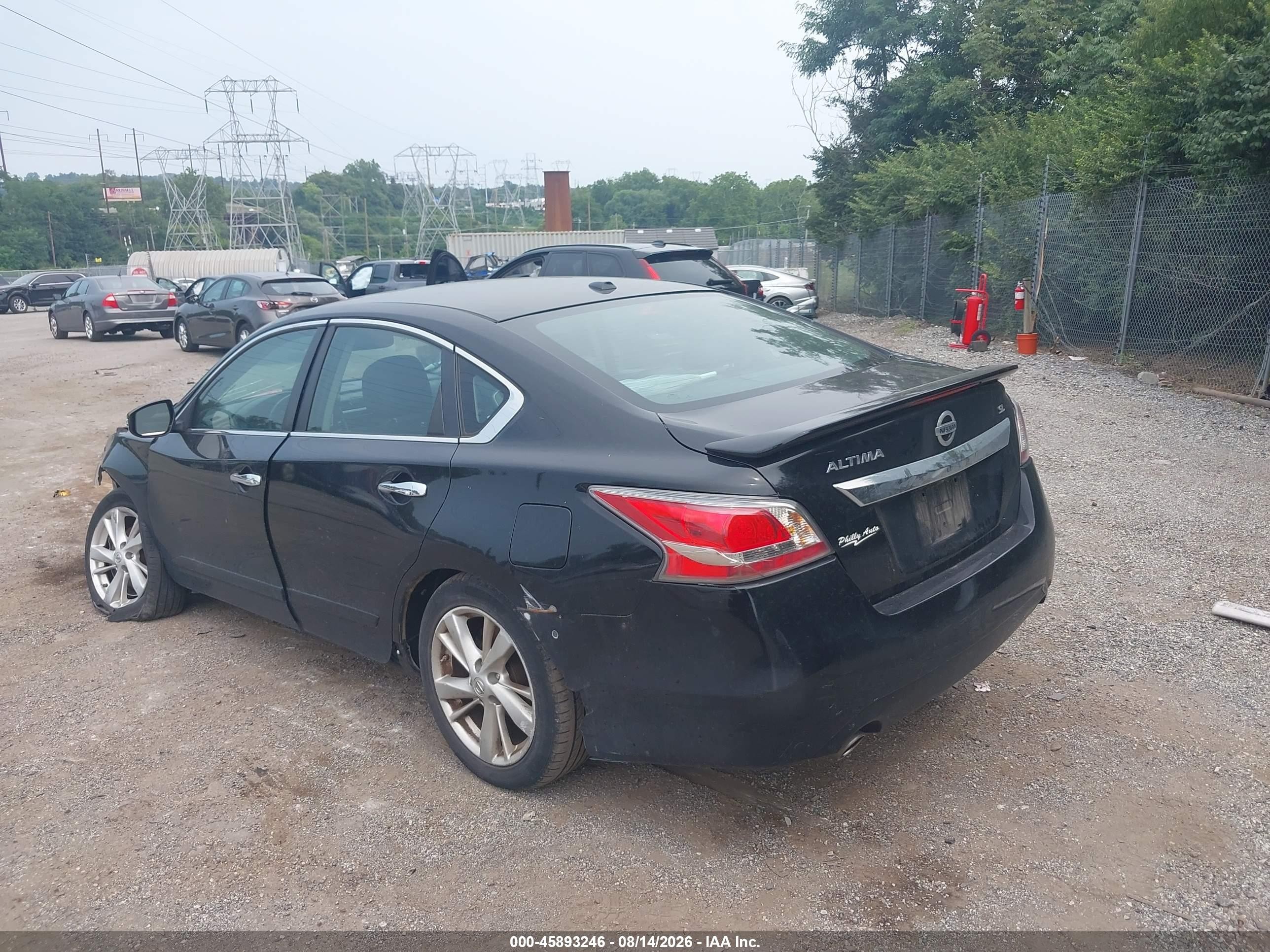 2015 Nissan Altima 2.5 Sl Black vin: 1N4AL3AP5FN378034