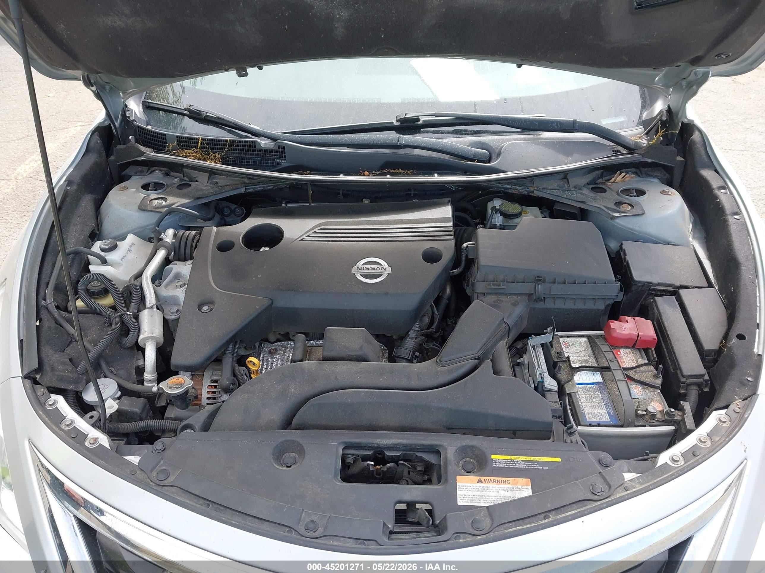 2015 Nissan Altima 2.5/2.5 S/2.5 Sl/2.5 Sv Silver vin: 1N4AL3AP5FN384738