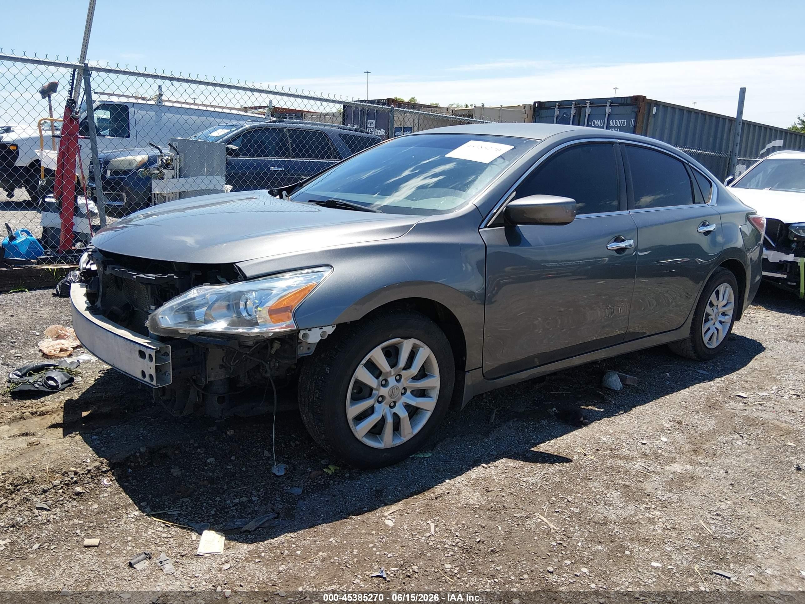 2015 Nissan Altima 2.5 S Black vin: 1N4AL3AP5FN396890