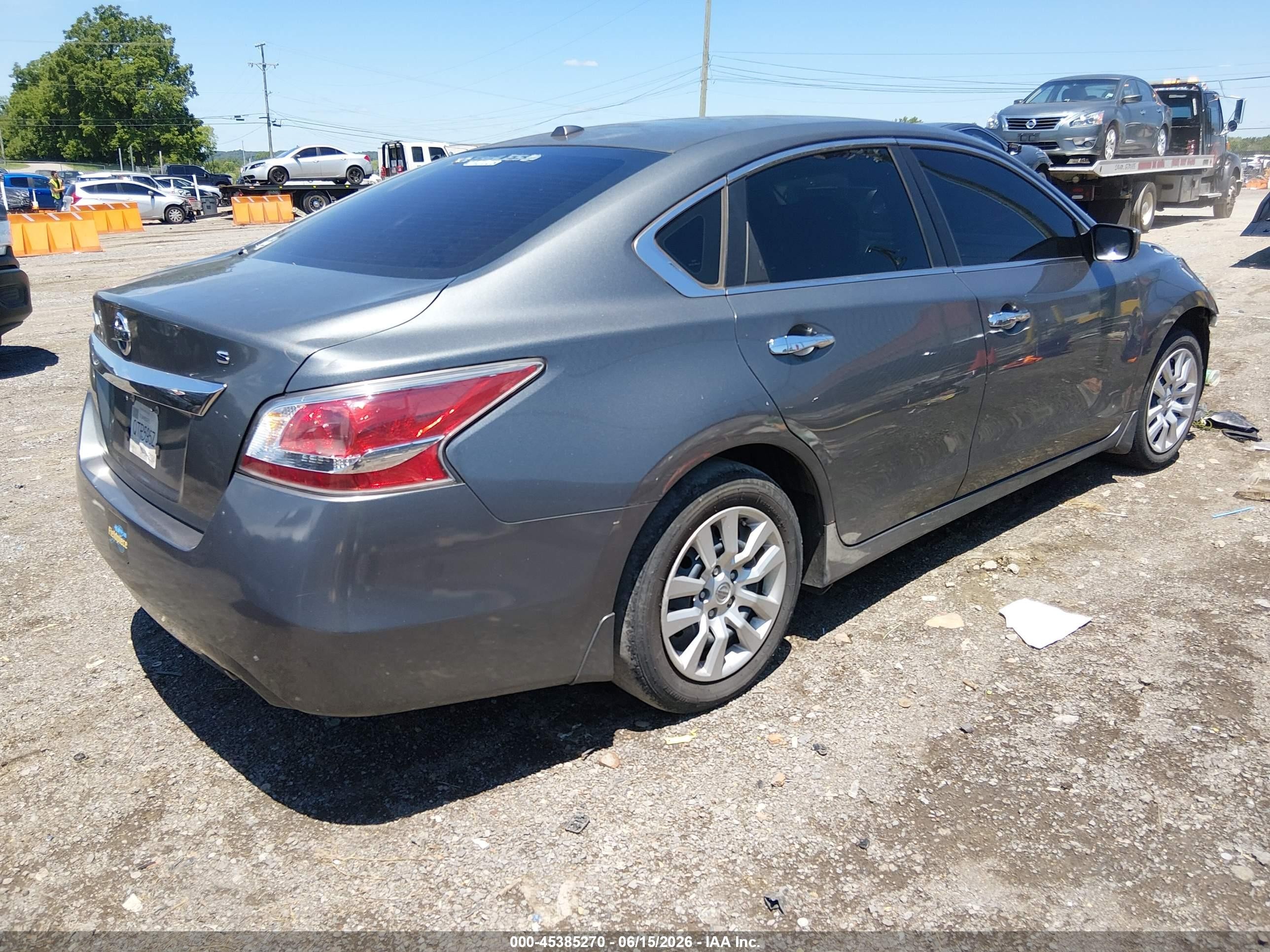 2015 Nissan Altima 2.5 S Black vin: 1N4AL3AP5FN396890