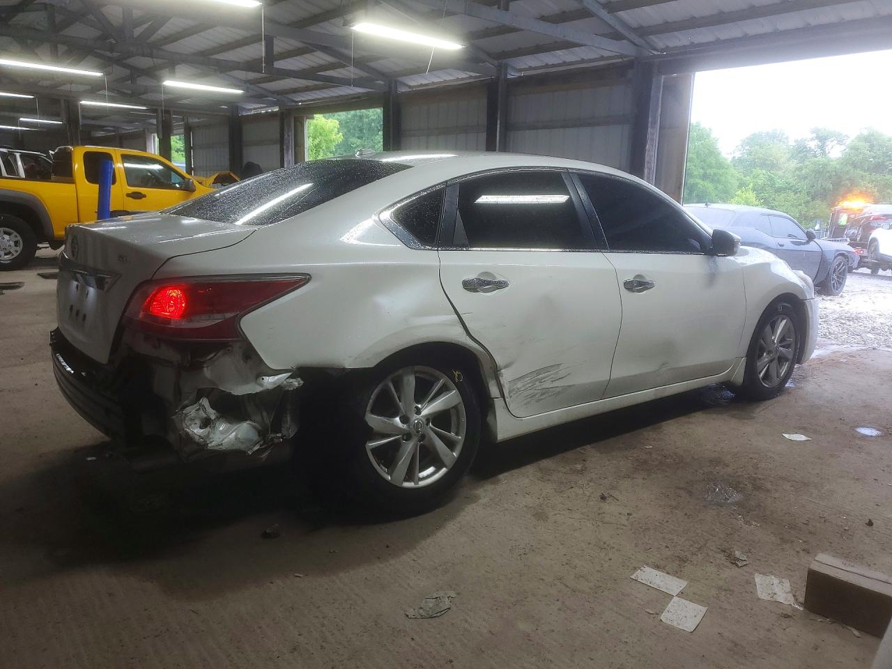 2015 Nissan Altima 2.5 Sl White vin: 1N4AL3AP5FN401912