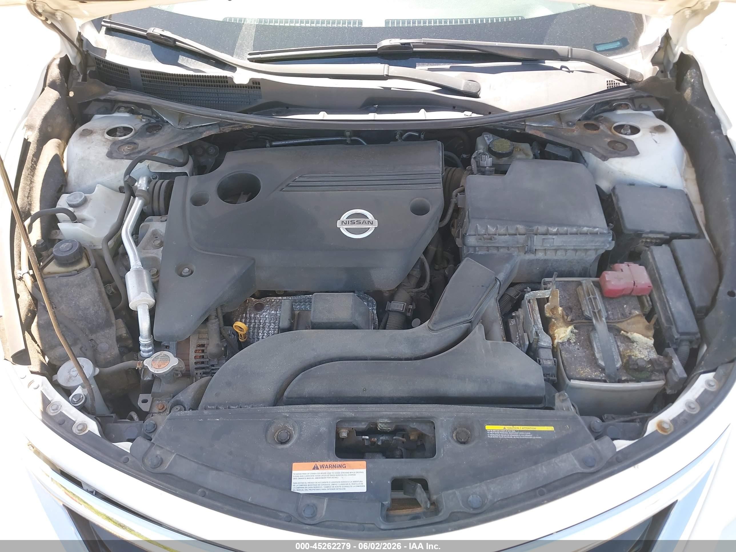 2015 Nissan Altima 2.5 S White vin: 1N4AL3AP5FN403224