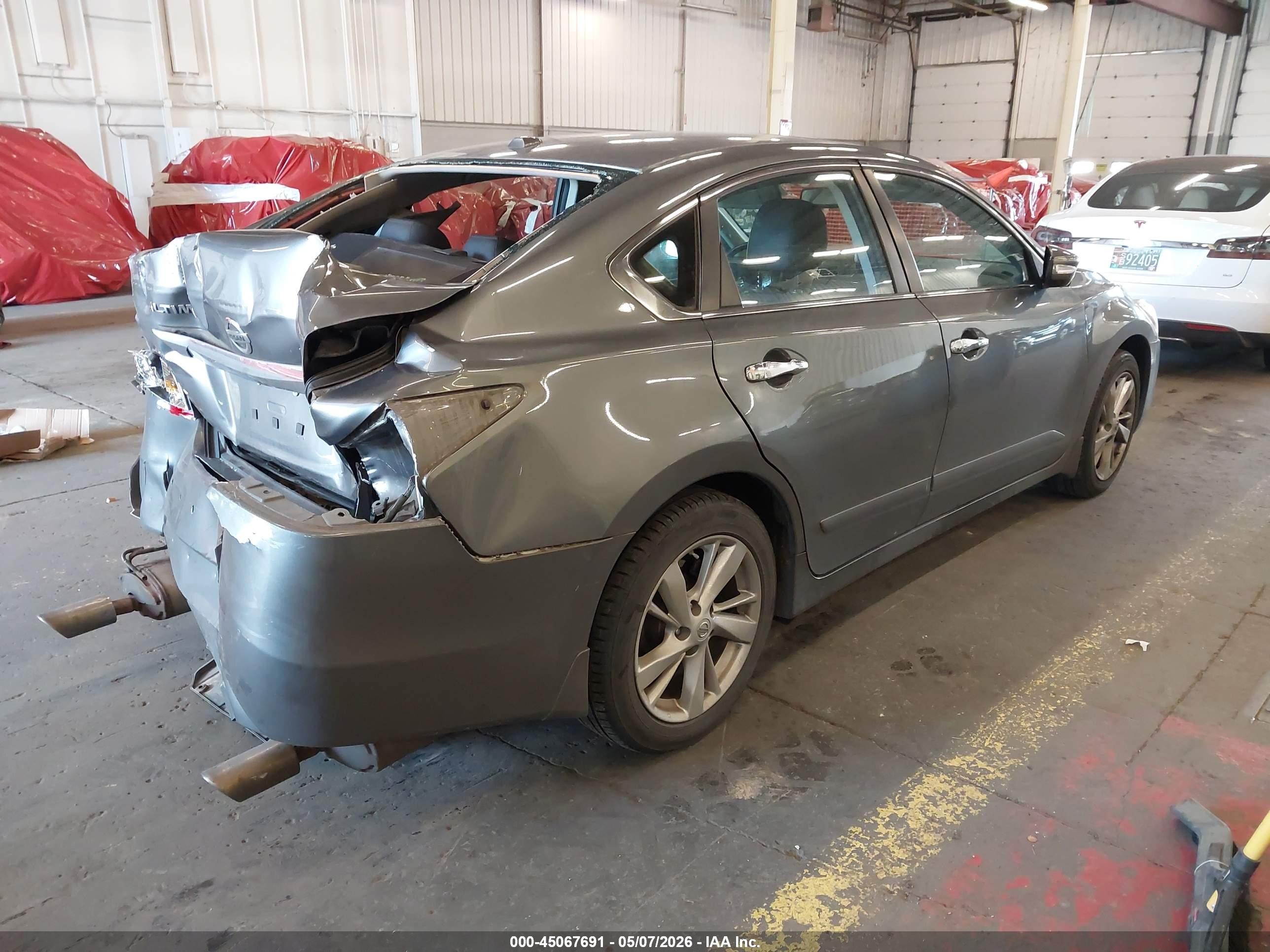 2015 Nissan Altima 2.5 Sl Gray vin: 1N4AL3AP5FN406527